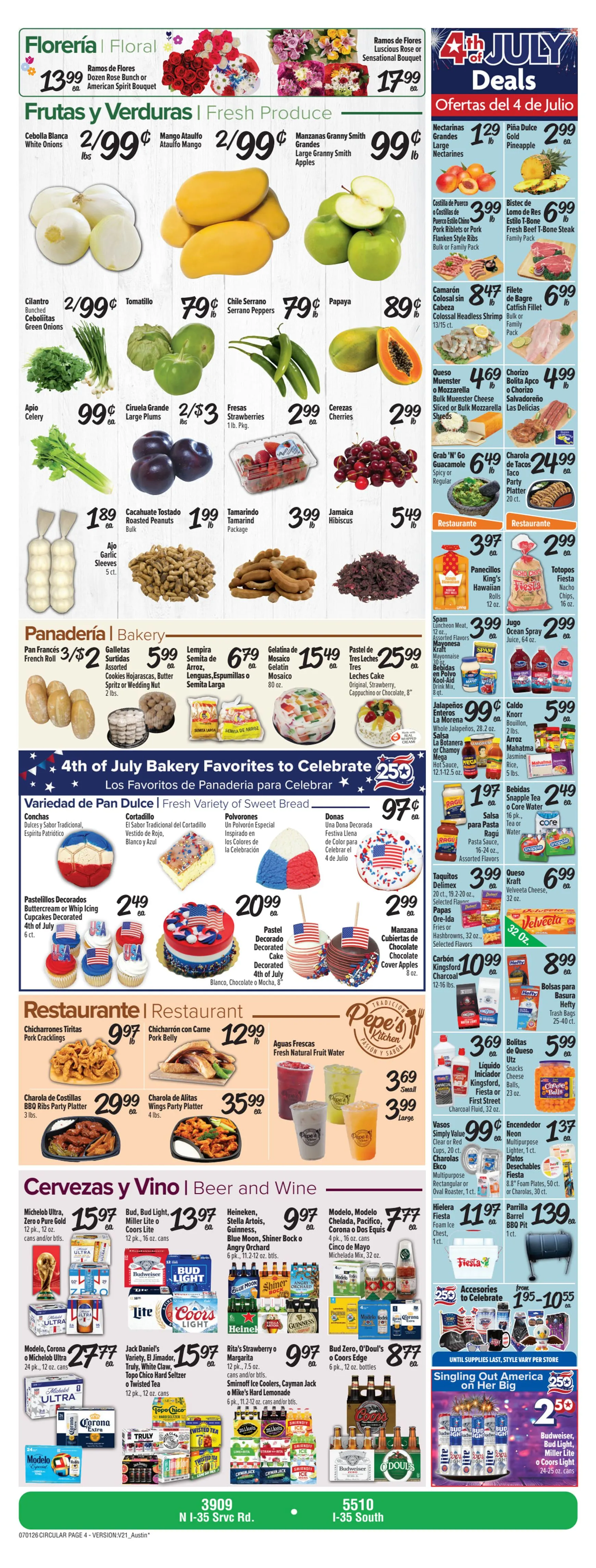 Weekly ad Current Fiesta Mart - Austin leaflet valid from Wednesday 07/01/2026 to Tuesday 07/07/2026 from July 1 to July 7 2026 - Page 4