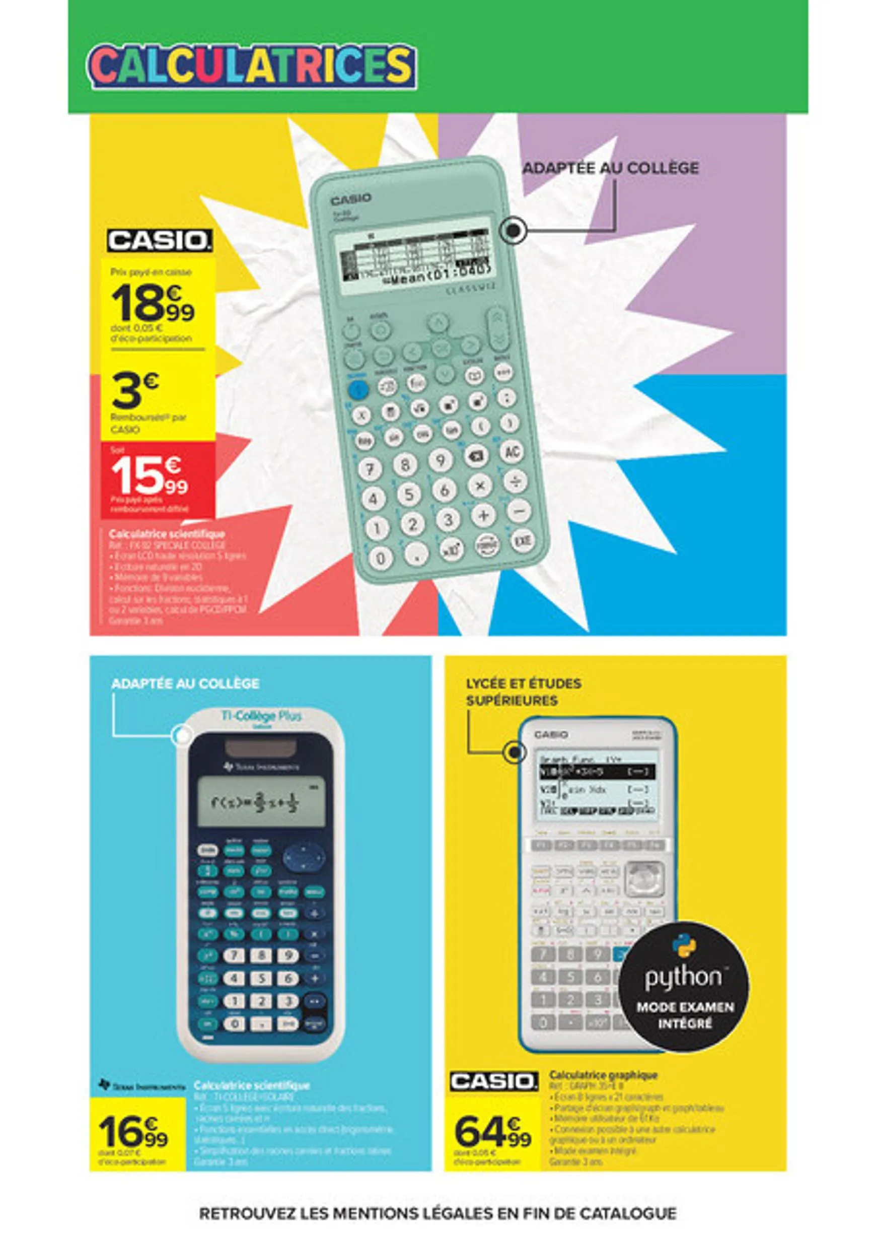 Current Carrefour Market - Rentrée des Classes leaflet valid from du mardi 11/08/2026 to du dimanche 30/08/2026 du 11 août au 30 août 2026 - Catalogue page 20