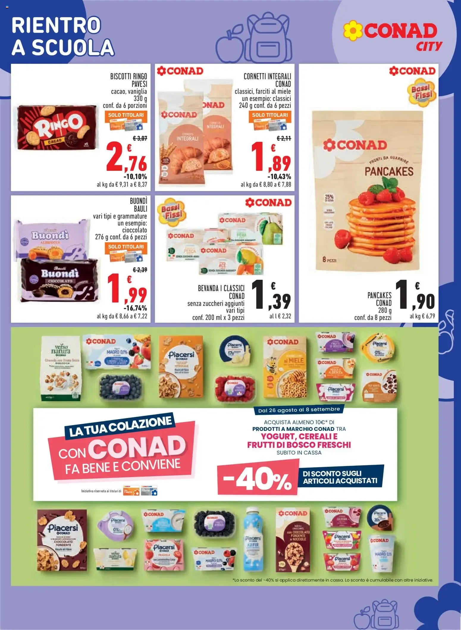 Conad City: I tuoi preferiti, al miglior prezzo da 26 agosto a 8 settembre di 2026 - Pagina del volantino 13