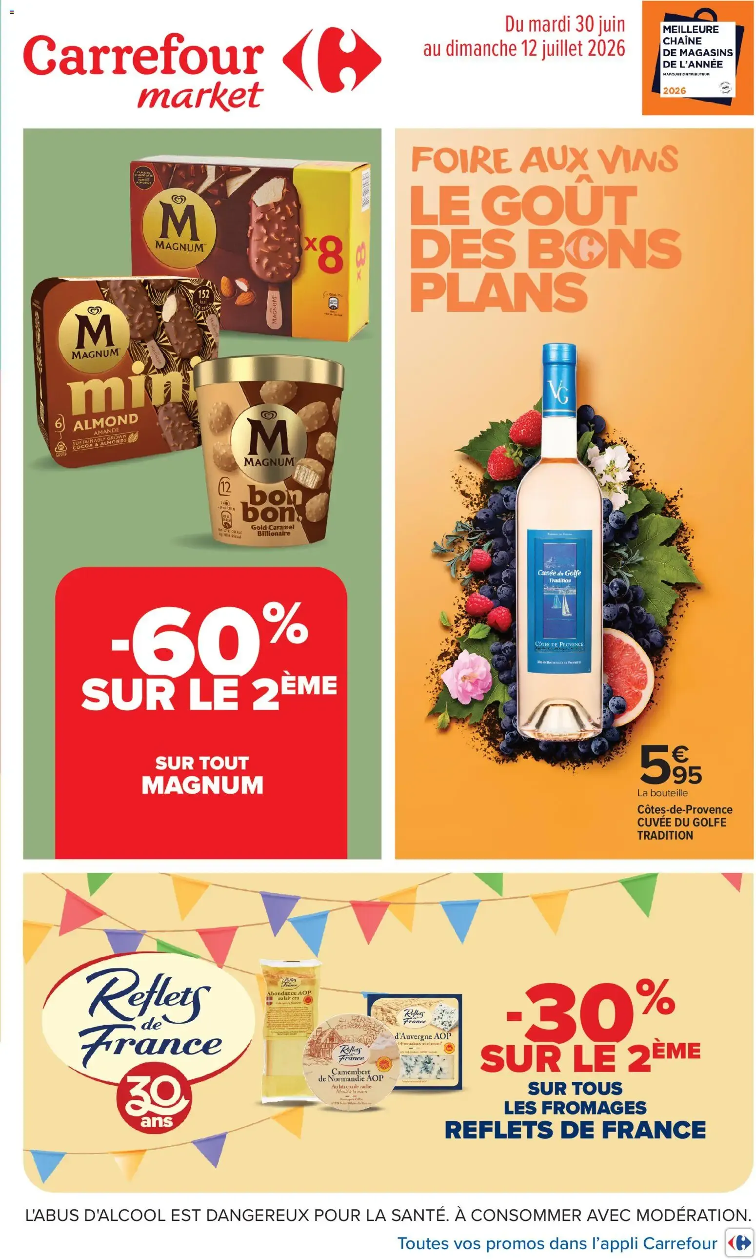 Carrefour Market - Foire aux Vins du 30 juin au 12 juillet 2026 - Catalogue page 1