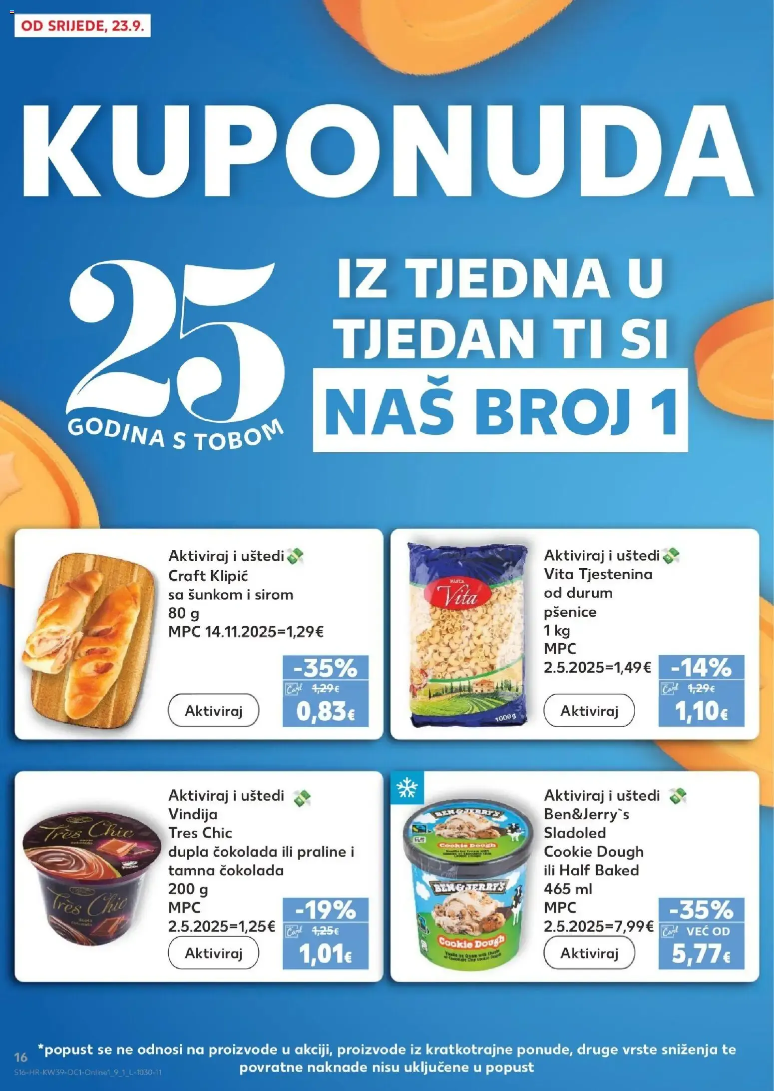Katalog Kaufland Katalog novi od 23.09.2026 na listanje > letak digitalni od 23. rujna do 29. rujna 2026. - Pregled Stranica 16