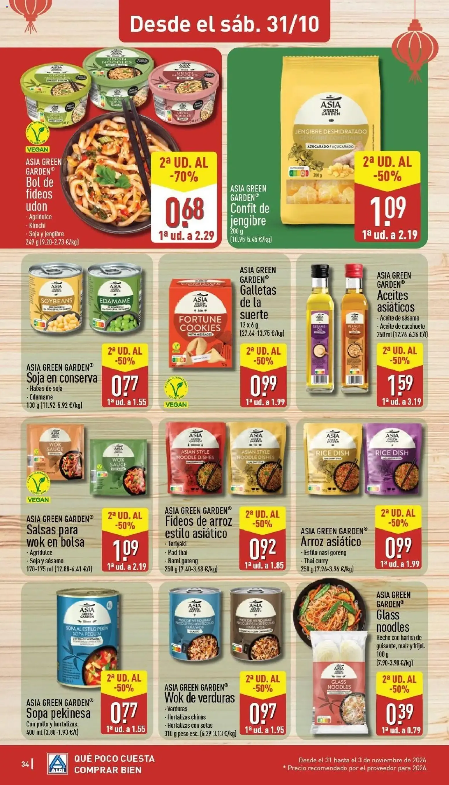 Catálogo de Aldi: El súper que más baja los precios de los frescos 26 de octubre al 1 de noviembre 2026 - Página 34