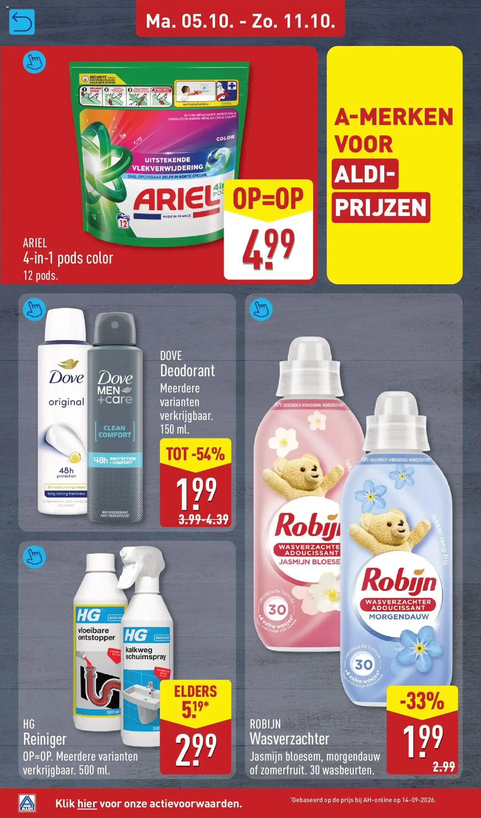 Aldi folder vanaf 05-10-2026 (volgende, deze week) van 5 oktober tot 11 oktober 2026 - Folder pagina 20