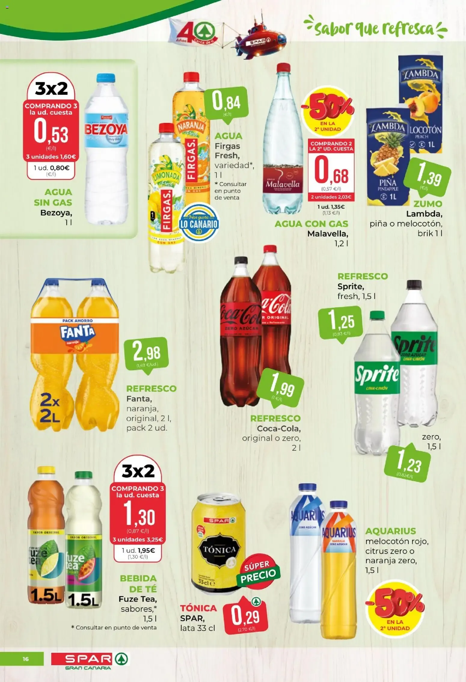 Catálogo de Spar Gran Canaria: Vuelve el Verano Frutal 10 de julio al 23 de julio 2026 - Página 16