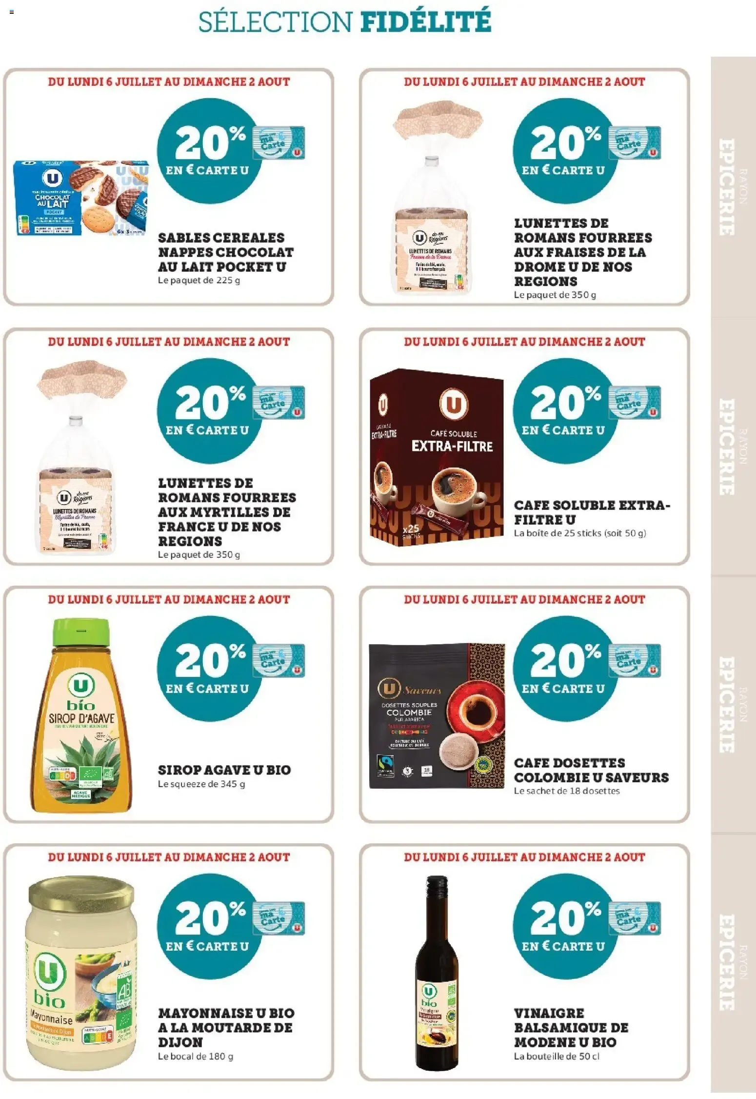 Hyper U - Ma sélection Carte U Juillet à partir du 06/07/2026 - promo en ligne du 6 juillet au 2 août 2026 - Catalogue page 15
