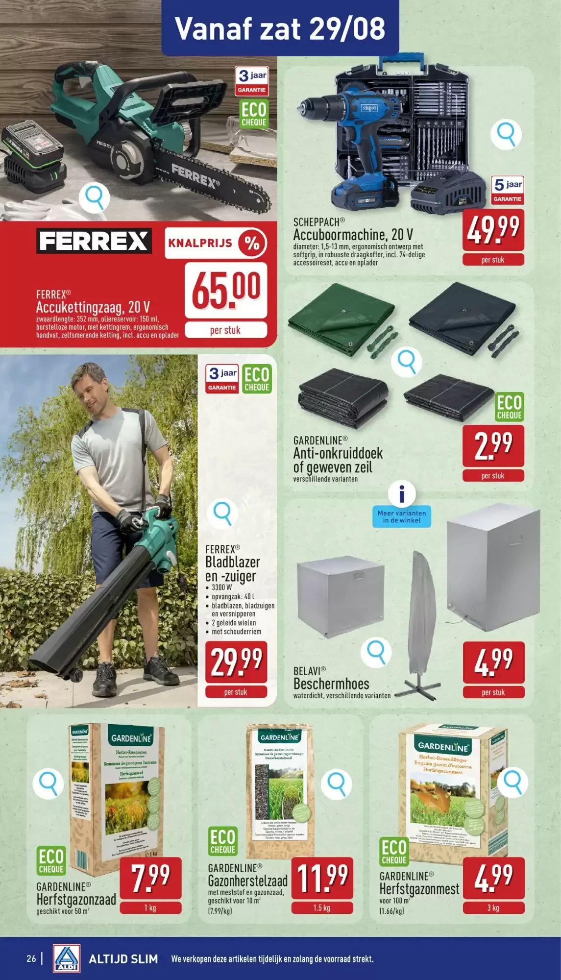 ALDI Folder van ma 24/08 t.e.m. zat 29/08 van 24 augustus tot 29 augustus 2026 - folder pagina 26