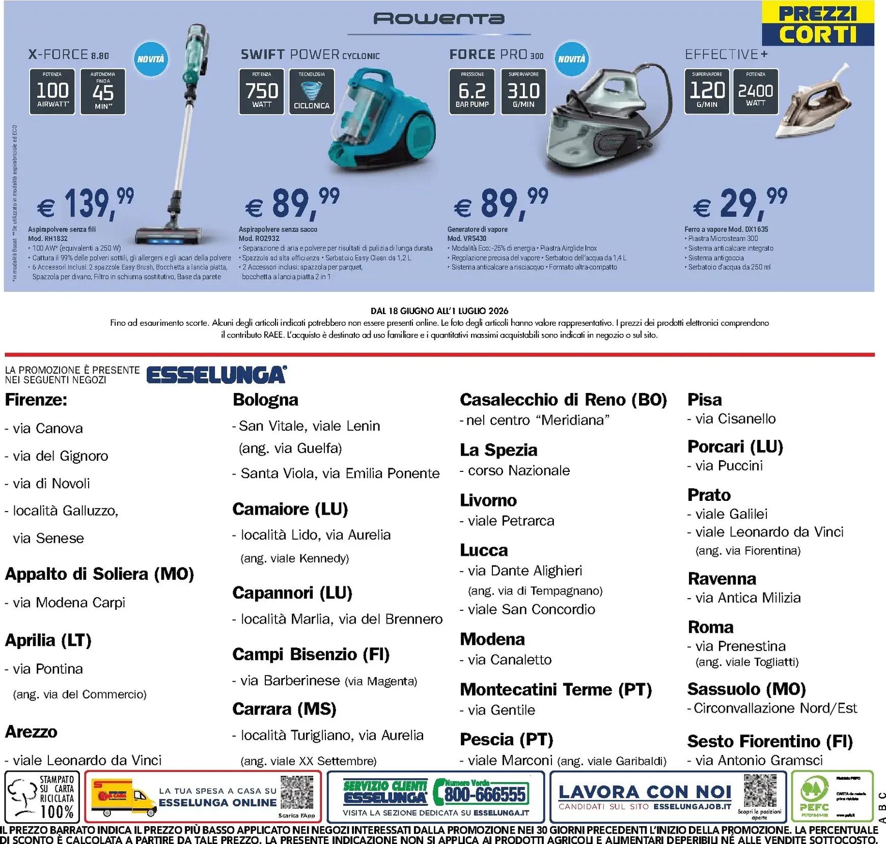 Volantino attuale di Esselunga - Speciale Casa valido dal giovedì 18/06/2026 al mercoledì 01/07/2026 da 18 giugno a 1 luglio di 2026 - Pagina del volantino 16