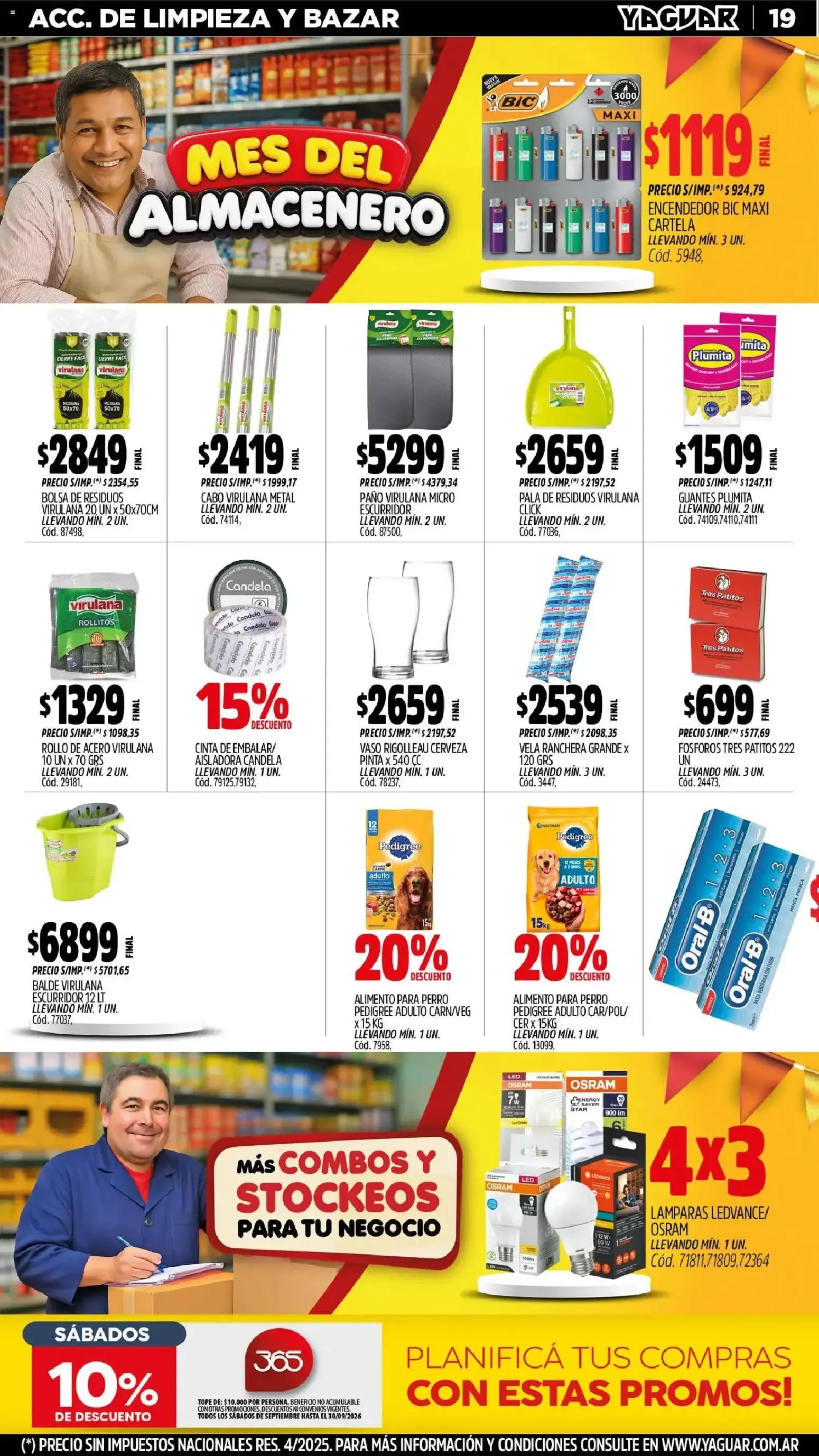 Ofertas de Mayorista Yaguar - Mes del Almacenero 31 de agosto al 6 de septiembre 2026 - Página 19 del catálogo