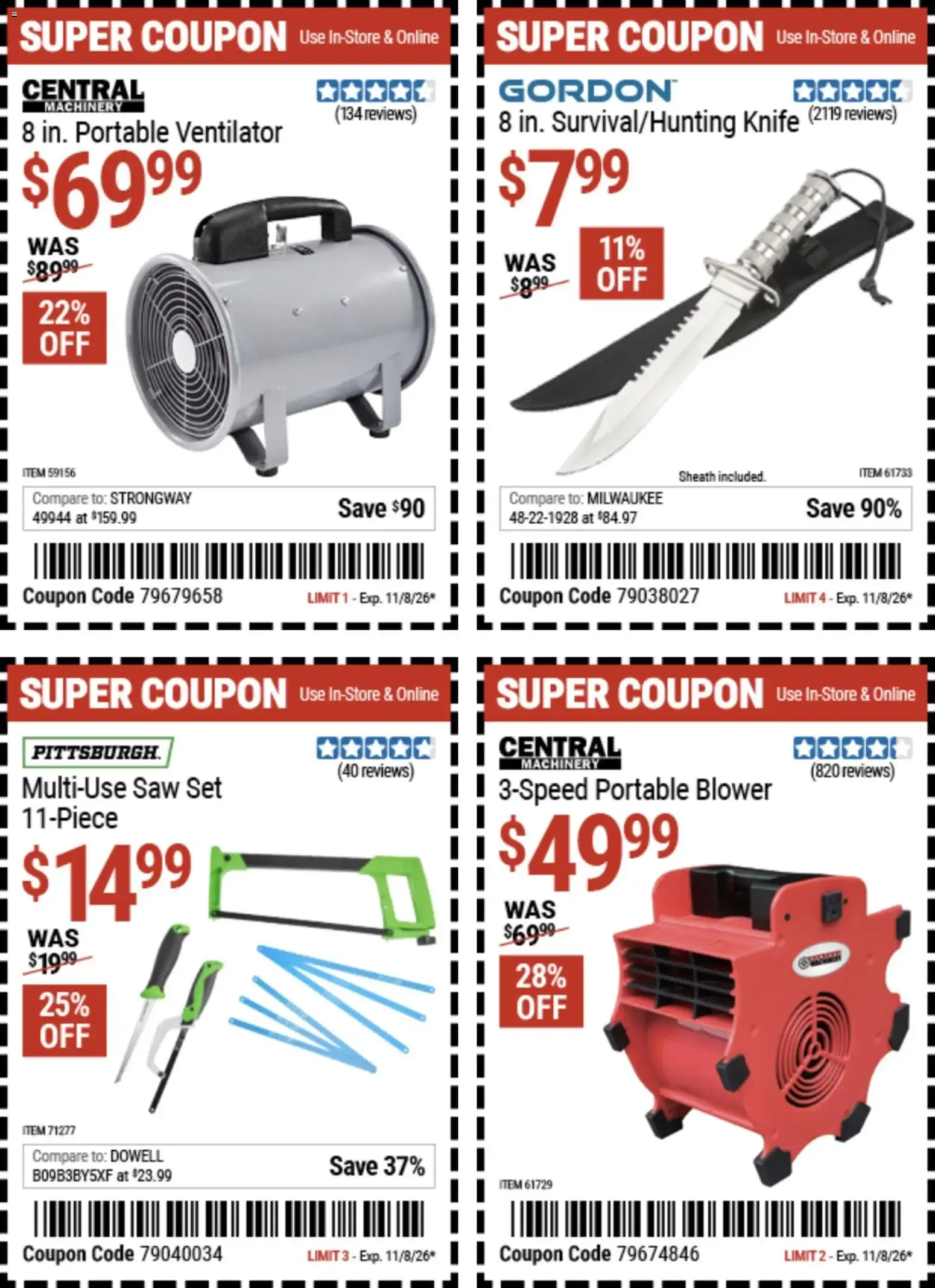 Weekly ad Harbor Freight Weekly Ad (10/26 - 11/08 2026) - Flyer from October 26 to November 8 2026 - Page 19