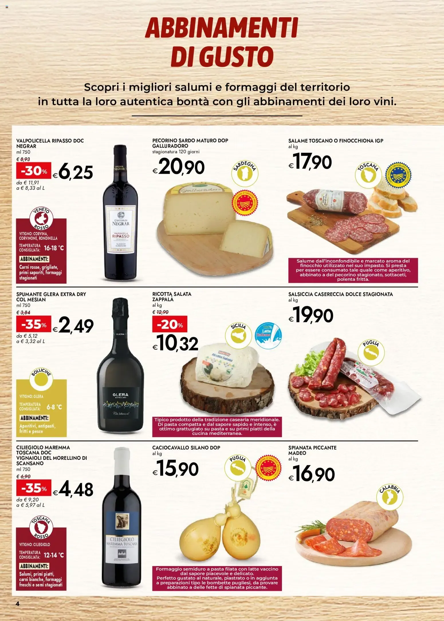 Nuovo bennet volantino Sapori D´Italia dal 15/10/2026 > offerte anteprima 🛍️ da 15 ottobre a 28 ottobre di 2026 - Pagina del volantino 4