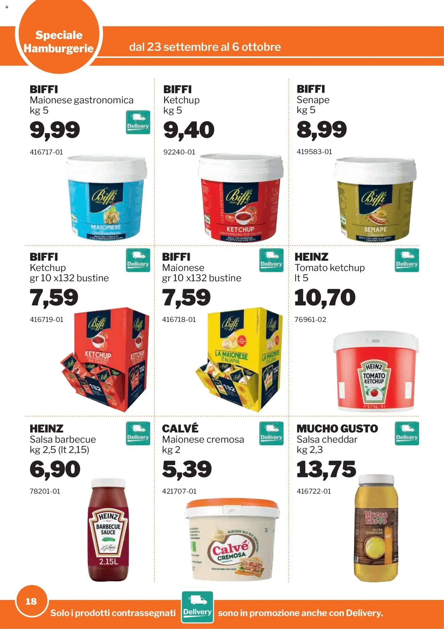 Nuovo Sogegross volantino Hamburgerie dal 23/09/2026 > offerte anteprima 🛍️ da 23 settembre a 6 ottobre di 2026 - Pagina del volantino 18