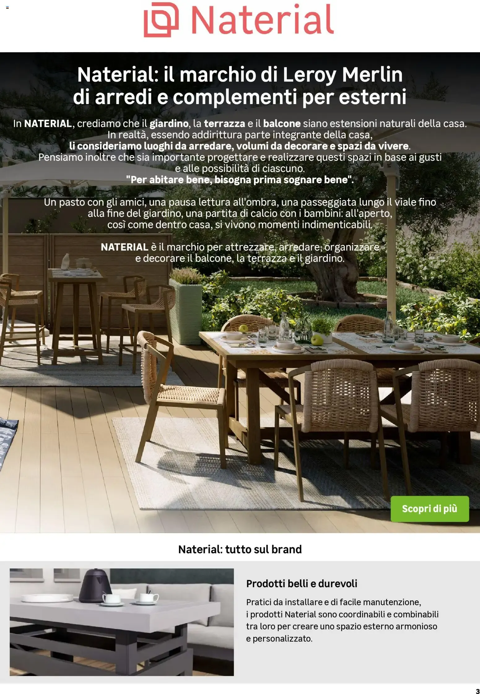 Catalogo Giardino 2026 - Mobili e complementi per esterni da 1 aprile a 30 settembre di 2026 - Pagina del volantino 3