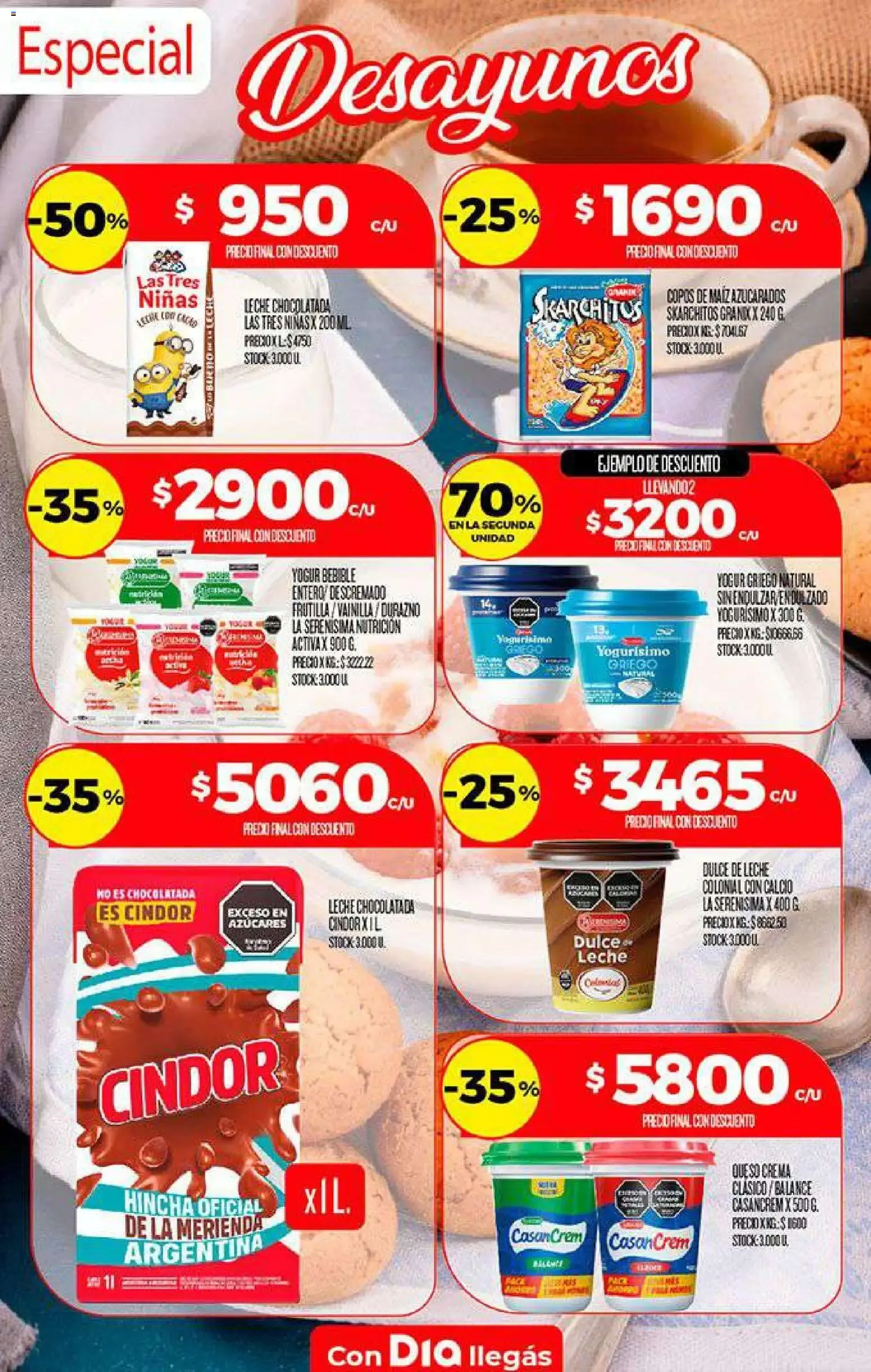 Ofertas de Supermercado DIA Especial Desayuno del 06/08/2026 - 11/08/2026 6 de agosto al 11 de agosto 2026 - Página 1 del catálogo