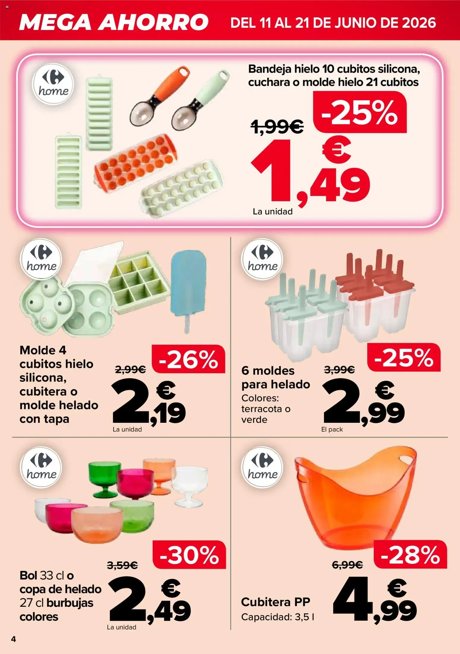 Catálogo de Carrefour Mega Ahorro del 11/06/2026 | Catálogo 11 de junio al 21 de junio 2026 - Página 4