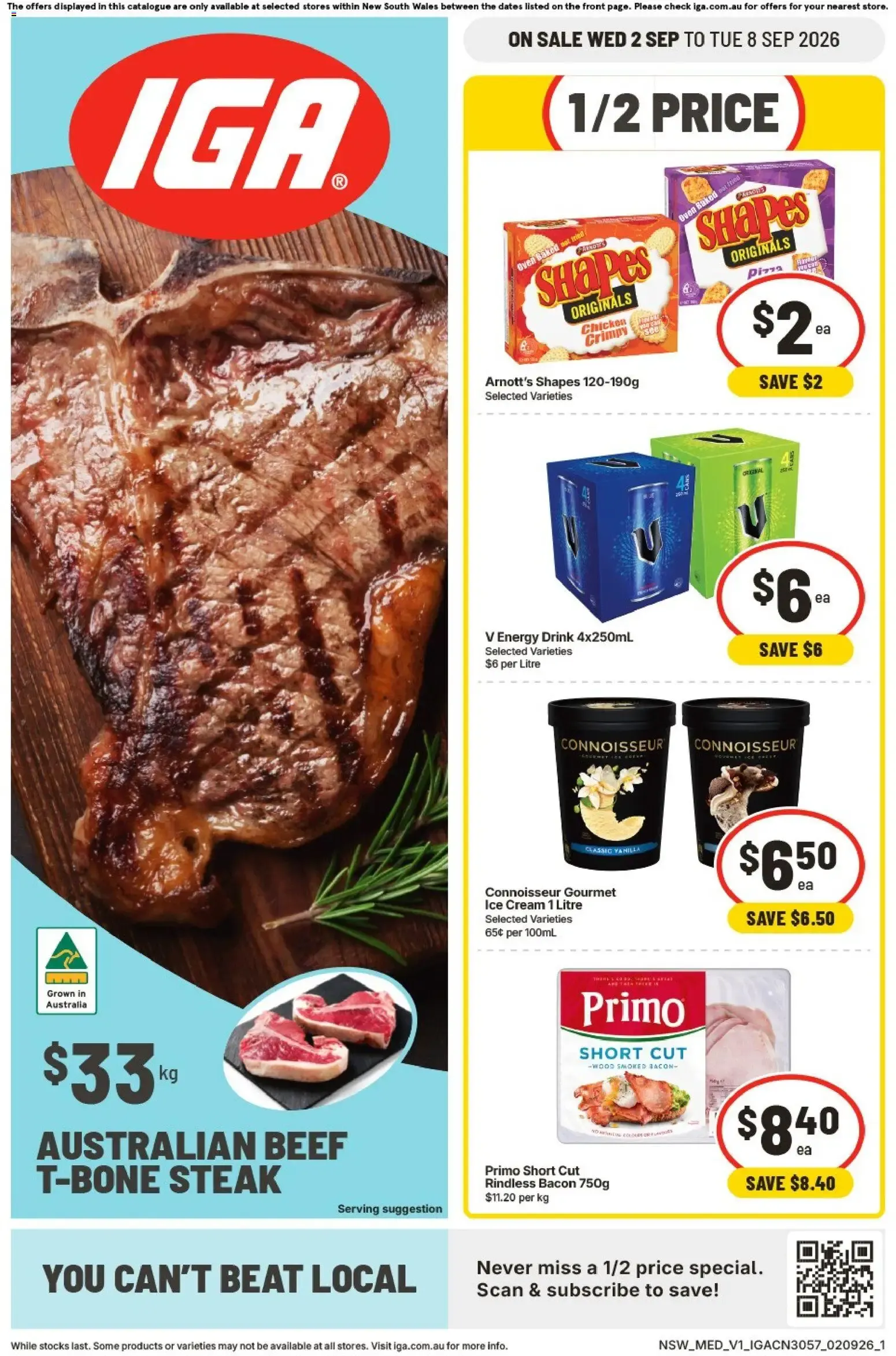 IGA catalogue valid from 02/09/2026 > Online Australia - Catalogue valid from 2 September to 8 September 2026 - page 1