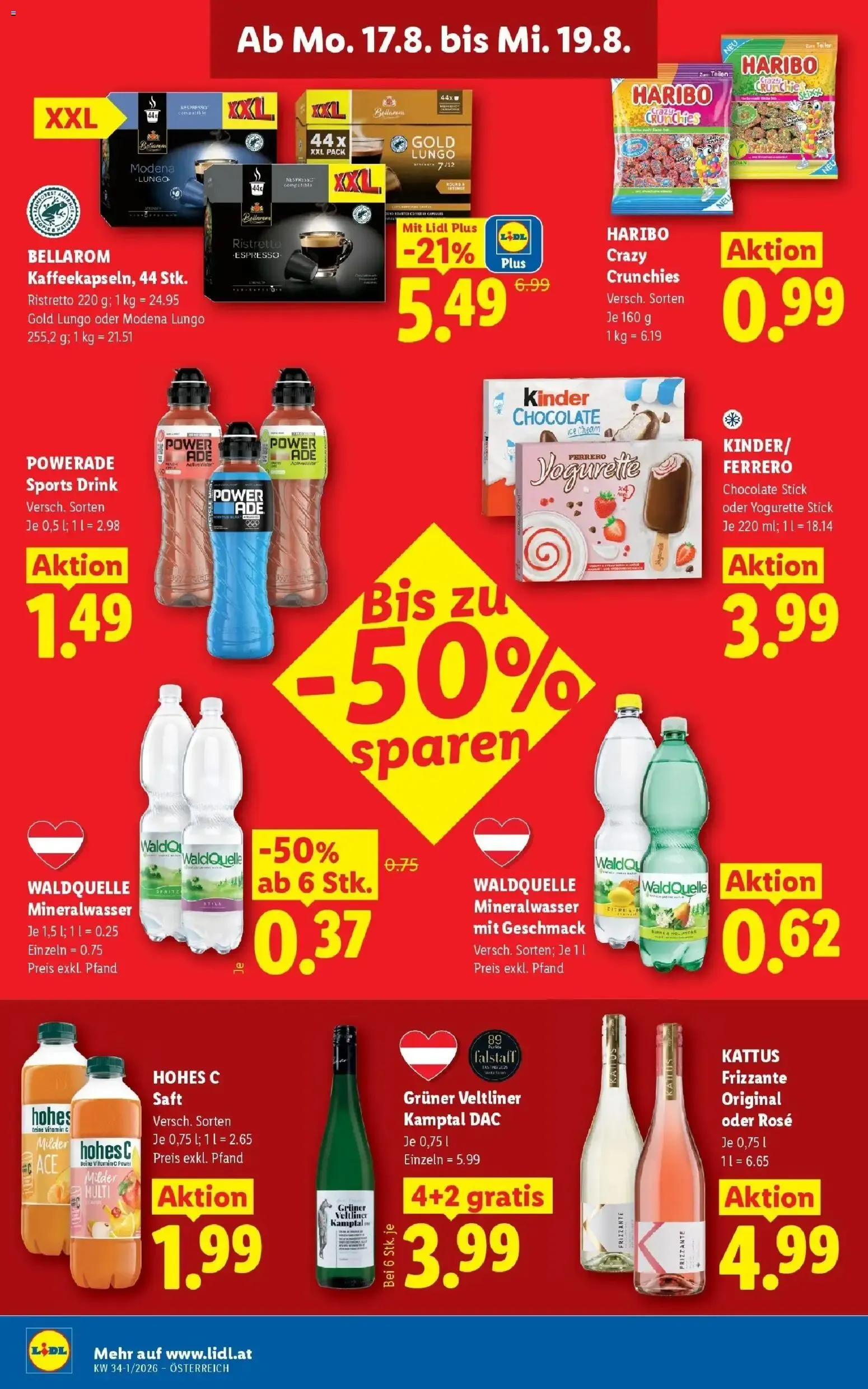 Mit Lidl Plus Österreichs günstigste Preise von 13. August bis 14. August 2026 - Flugblätt seite 43