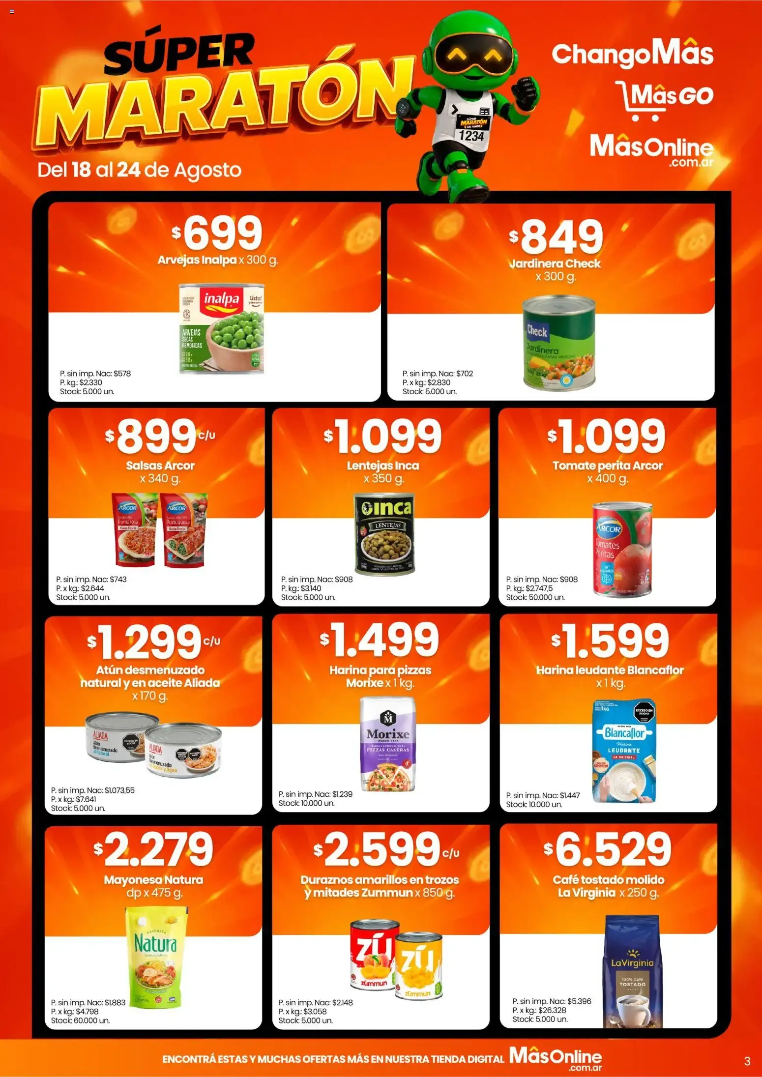 Ofertas de ChangoMás SÚPER MARATÓN 18 de agosto al 24 de agosto 2026 - Página 3 del catálogo