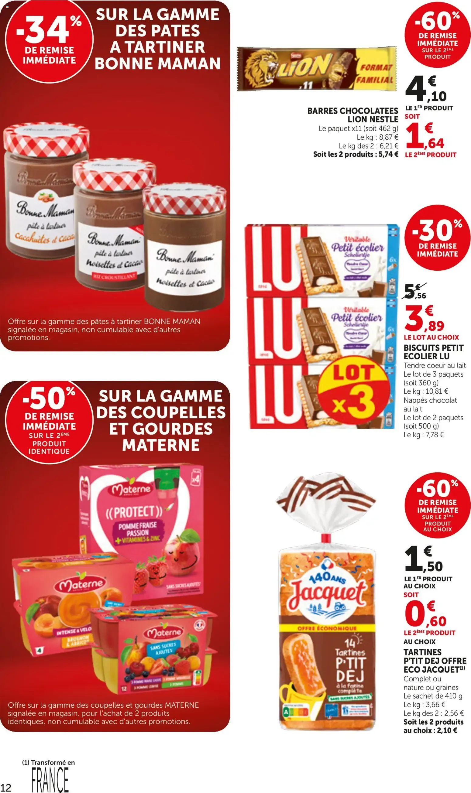 bi1 Catalogue 60% de remise immédiate Maxi marché à partir du 29/09/2026 - promo en ligne du 29 septembre au 11 octobre 2026 - Catalogue page 12