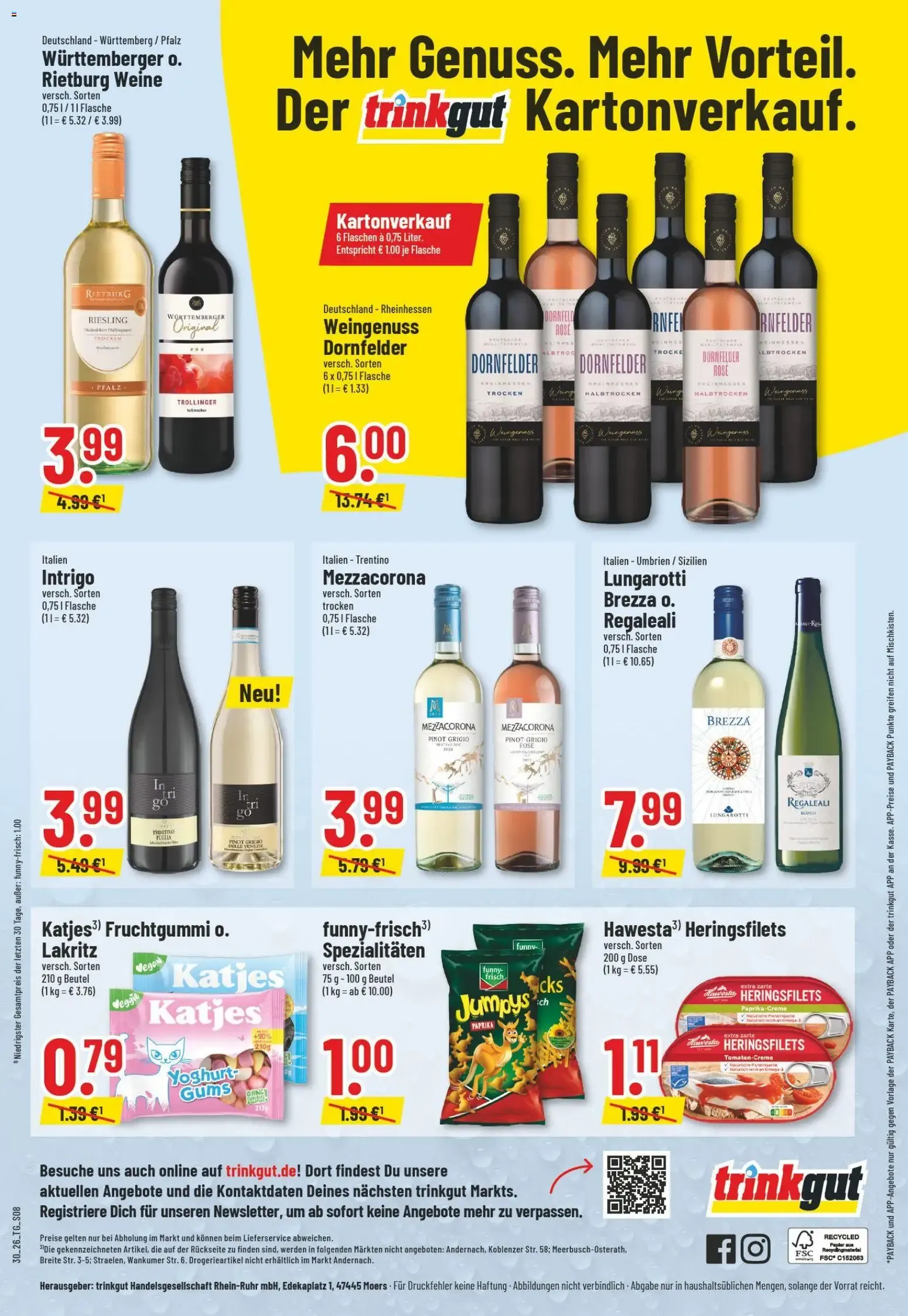 Trinkgut Prospekt ab 20.07.2026 > Angebote ab Montag von 20. Juli bis 25. Juli 2026 - Prospekt seite 10