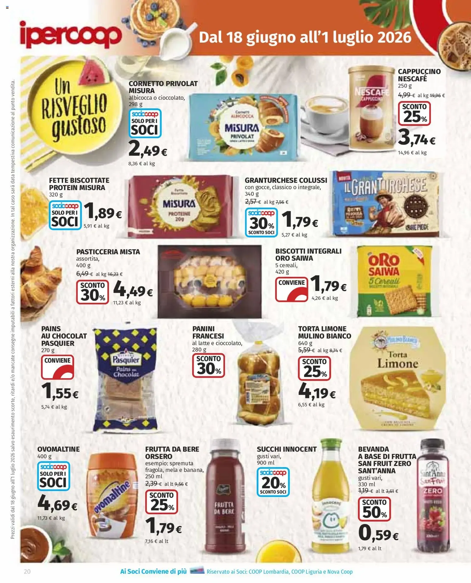 Ipercoop: Grandi Marche con Sconti da 18 giugno a 1 luglio di 2026 - Pagina del volantino 20