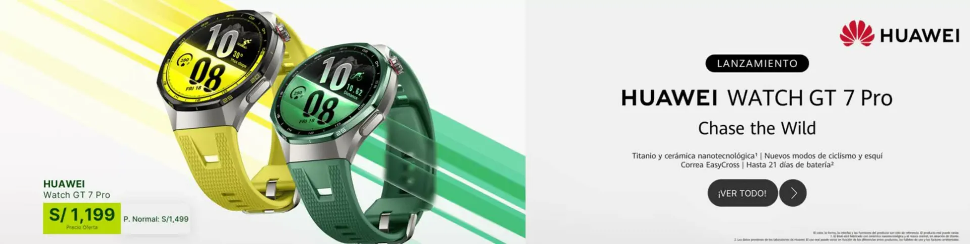 Catalogo de HUAWEI WATCH GT 7 Pro 1 de octubre al 26 de octubre 2026 - Pag 1