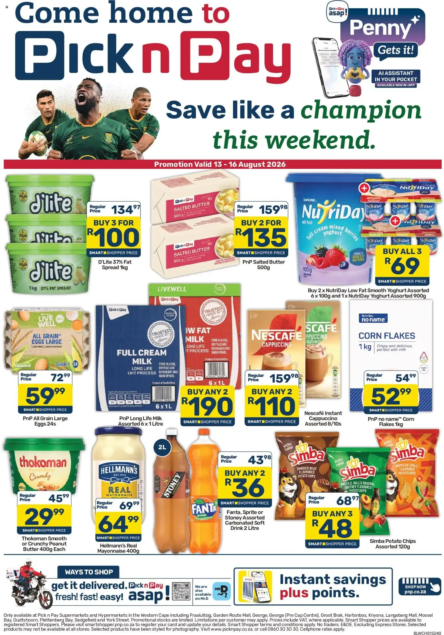 Pick n Pay Western Cape - Weekend Specials (13/08/2026 - 16/08/2026) Online