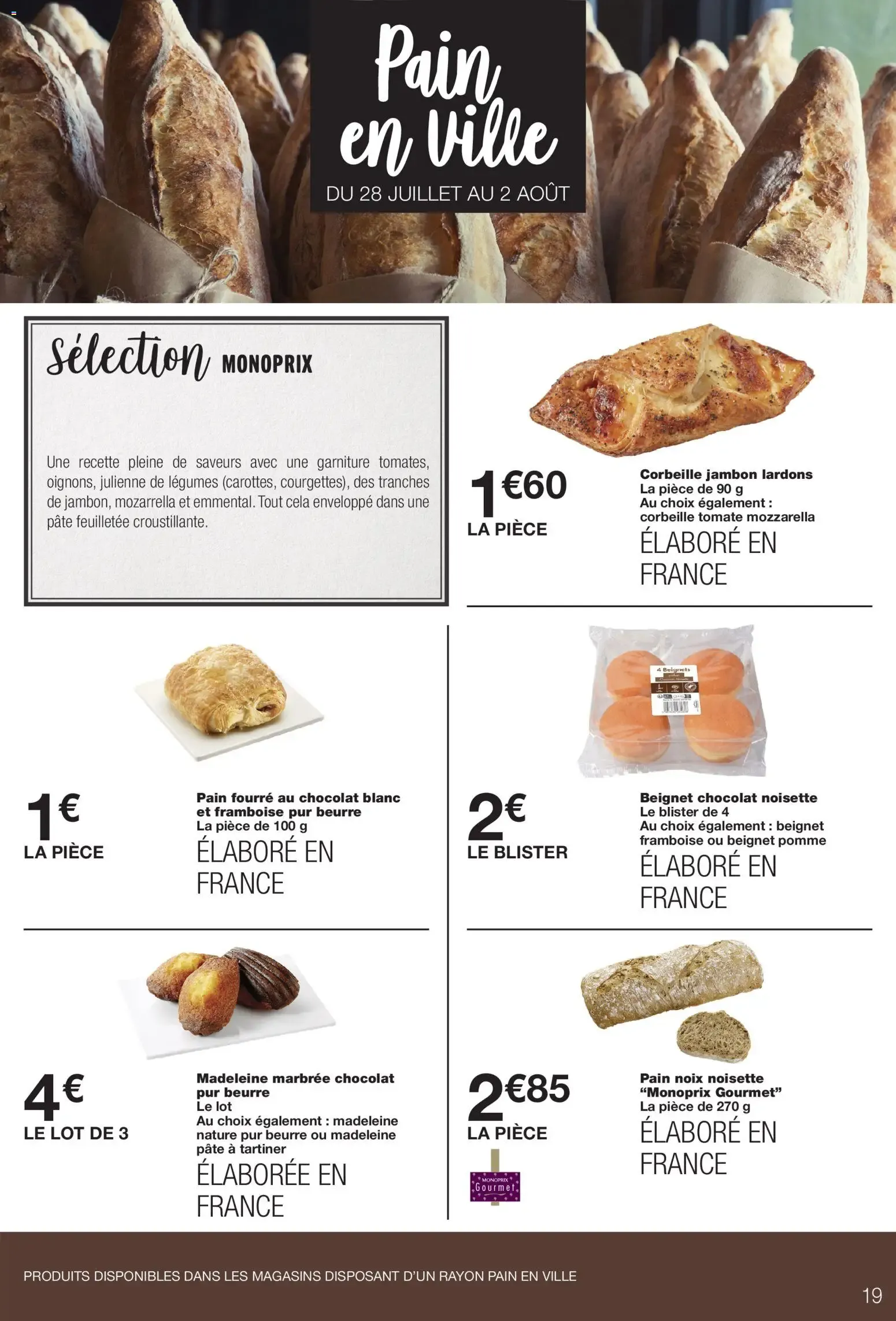 Monoprix catalogue à partir du 28/07/2026 - promo en ligne du 28 juillet au 9 août 2026 - Catalogue page 19