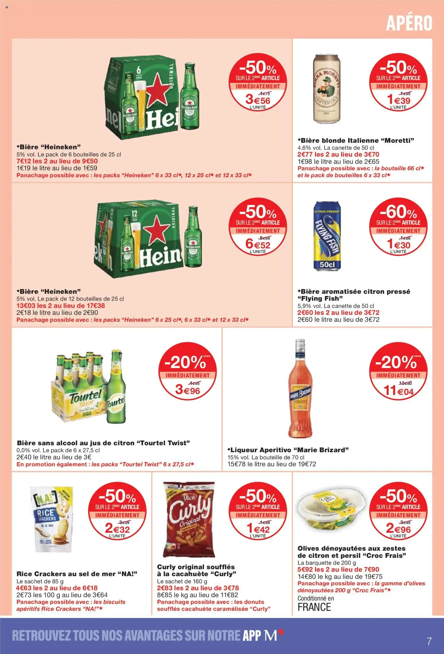 Monoprix: Hasta -50% en el 2do producto de una selección de productos mediterráneos du 2 juin au 14 juin 2026 - Catalogue page 7
