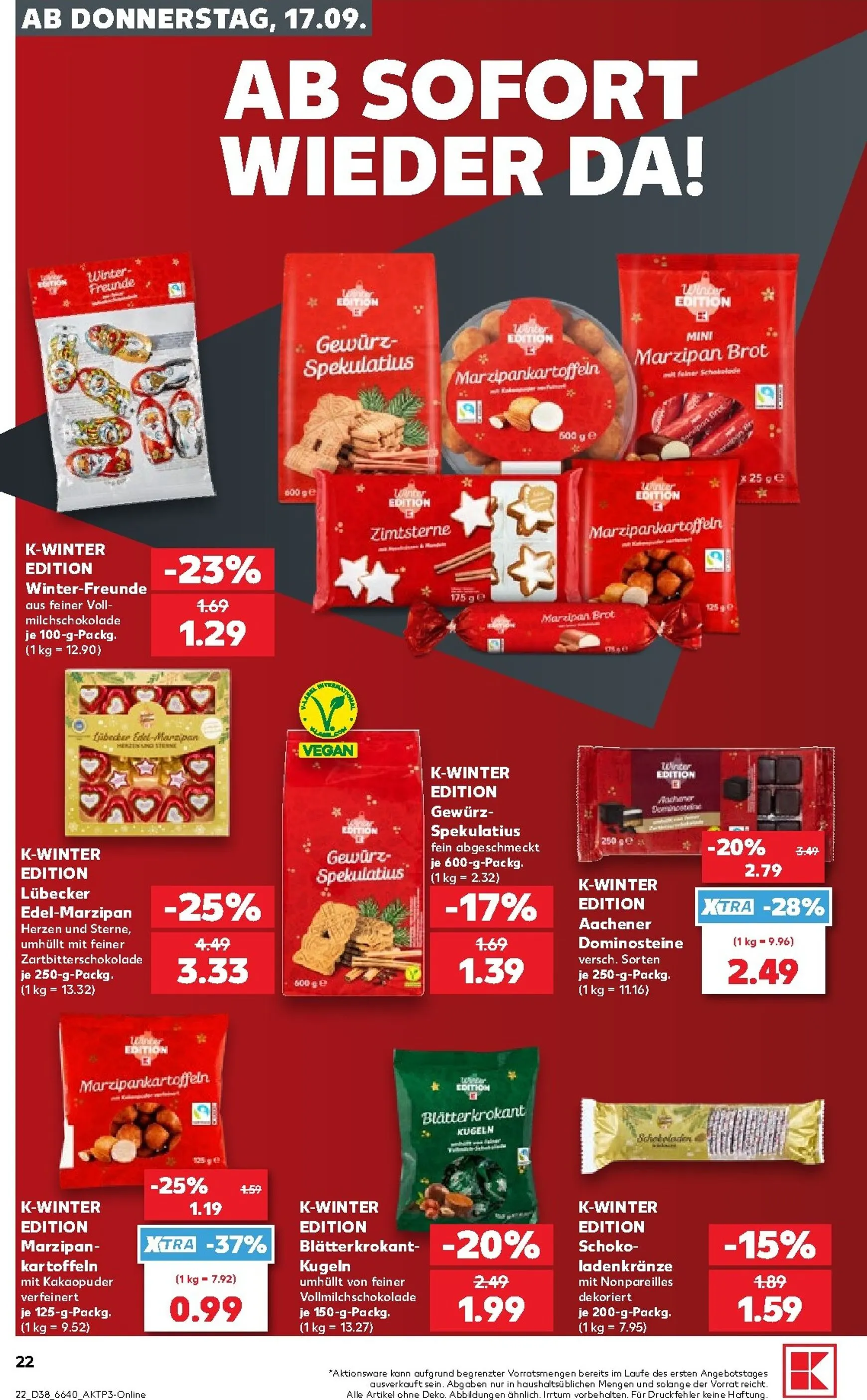 Neuer Kaufland Prospekt – von Donnerstag 17.09.2026 bis Mittwoch 23.09.2026 von 17. September bis 23. September 2026 - Prospekt seite 23