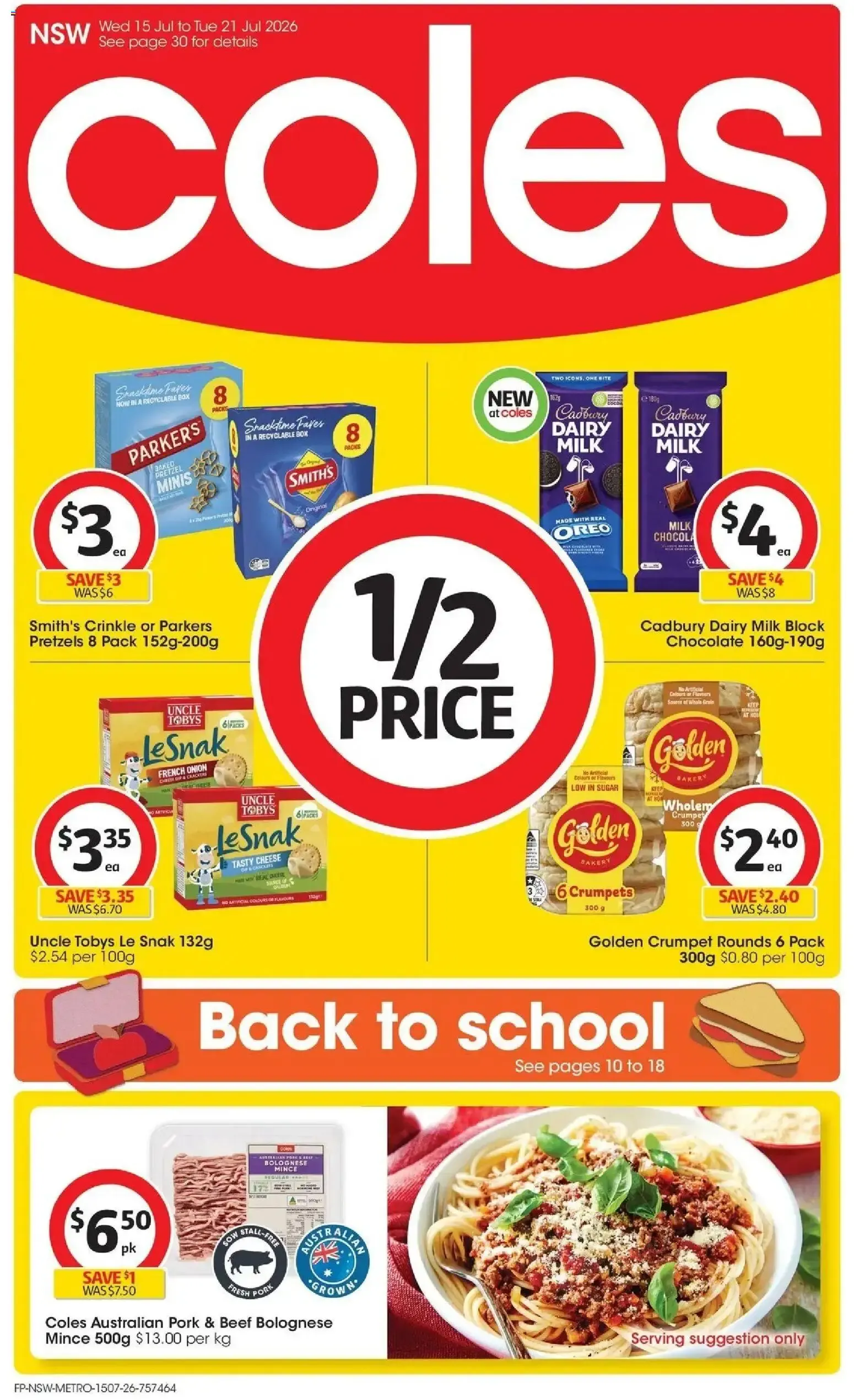 Coles catalogue valid from 15/07/2026 > Online Australia - Catalogue valid from 15 July to 21 July 2026 - page 1