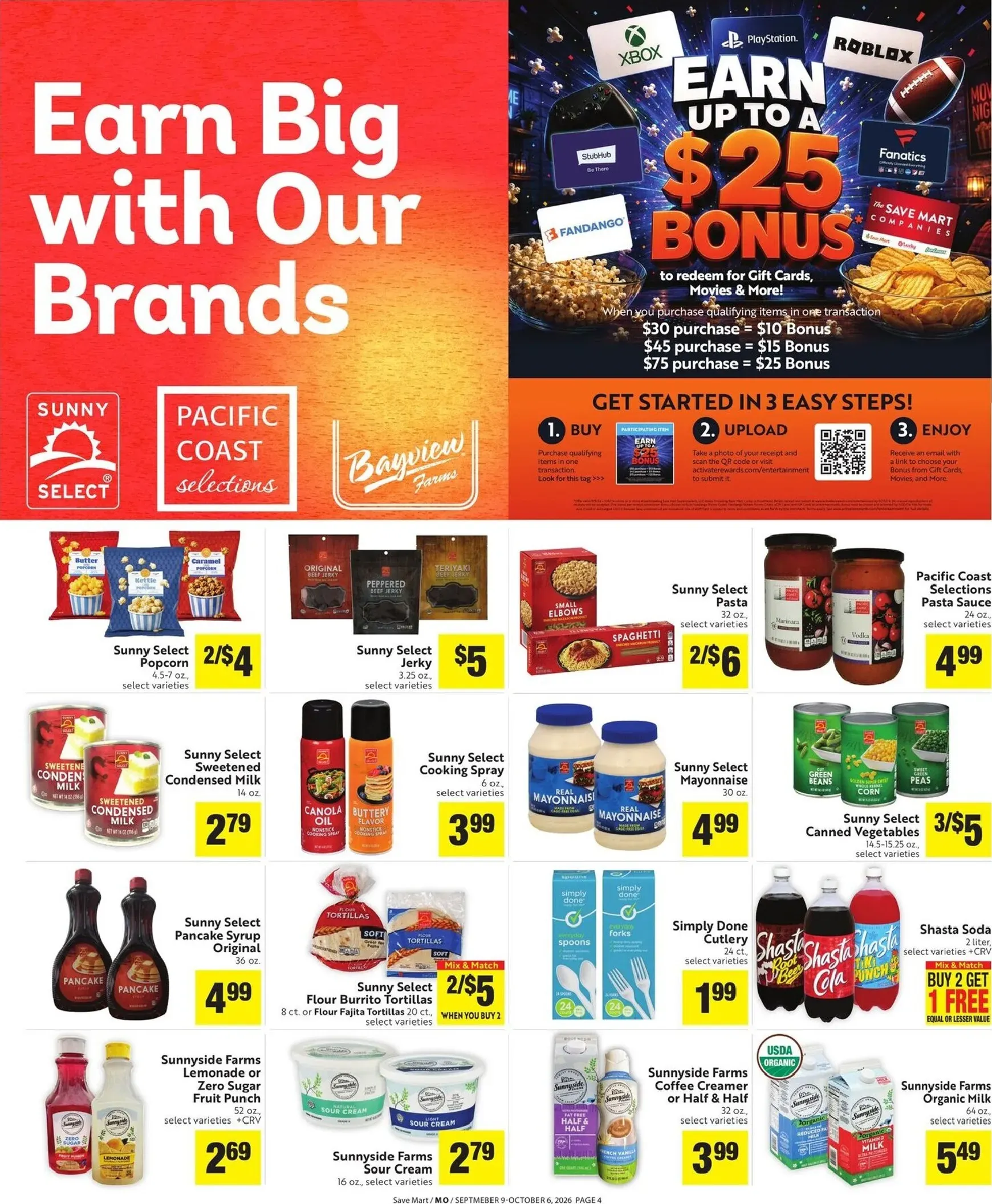 Weekly ad Save Mart - Save with Our Quality Brands from September 9 to October 6 2026 - Page 4