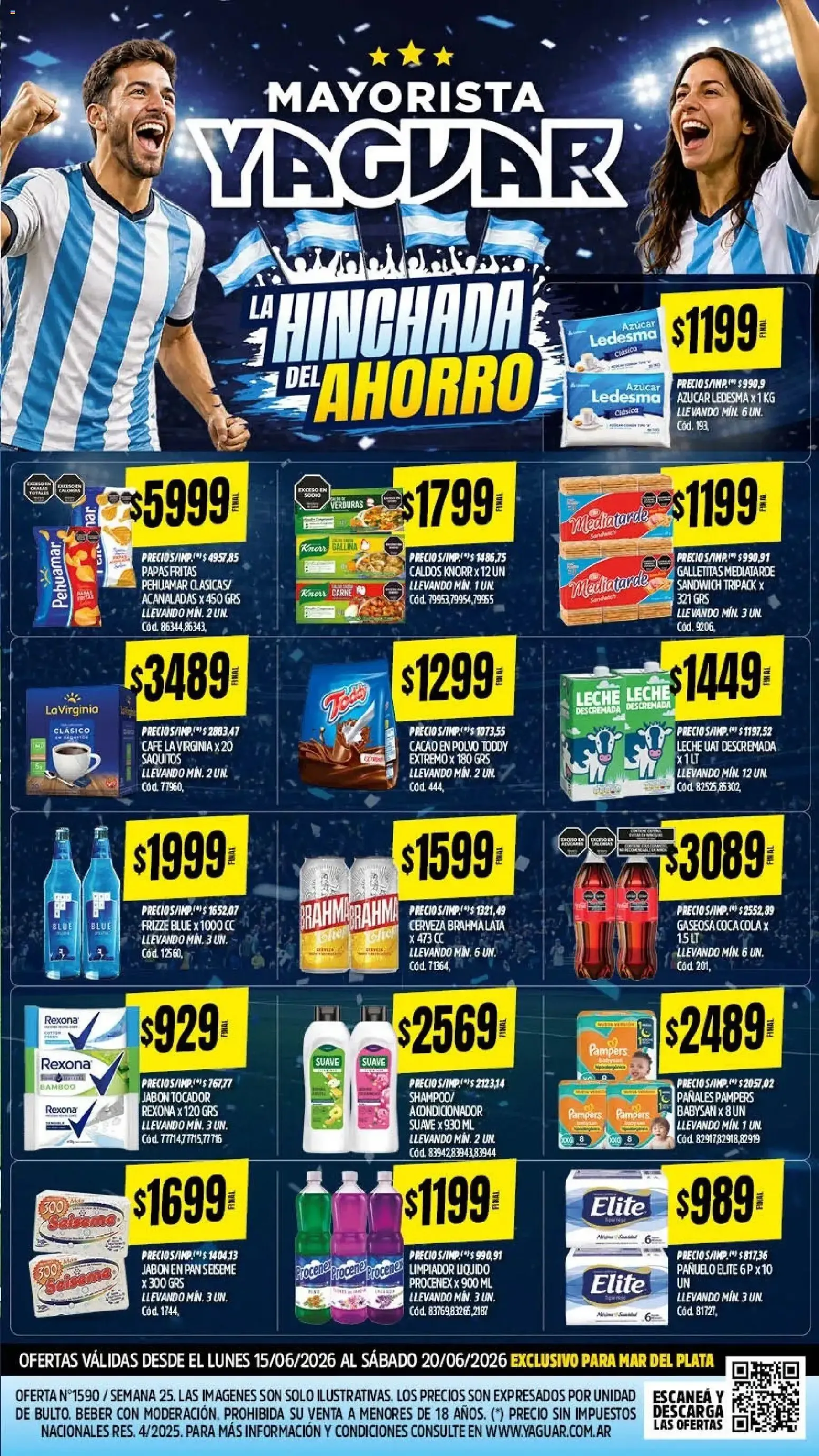 Ofertas de Mayorista Yaguar - La Hinchada del Ahorro 15 de junio al 20 de junio 2026 - Página 2 del catálogo