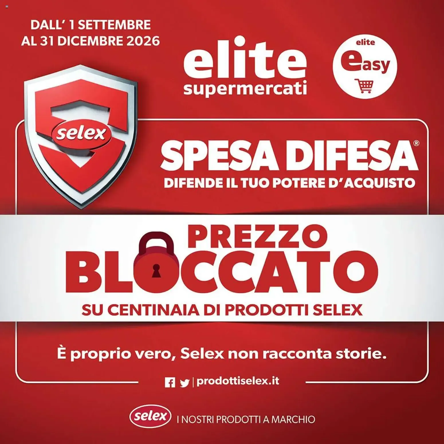 Nuovo Elite Supermercati volantino Spesa Difesa Selex dal 01/09/2026 > offerte anteprima 🛍️