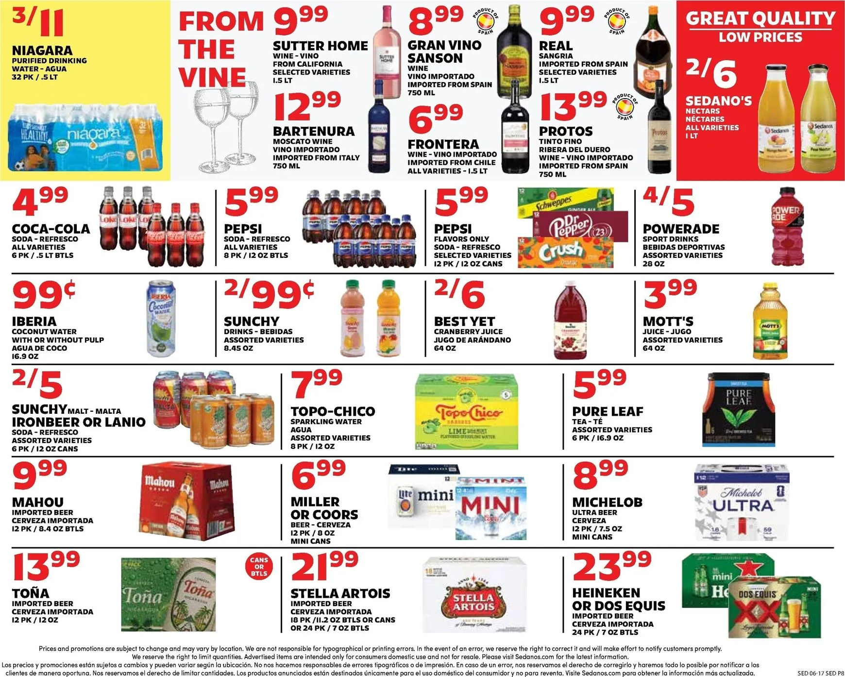 Weekly ad Current Sedano's leaflet valid from Wednesday 06/17/2026 to Tuesday 06/23/2026 from June 17 to June 23 2026 - Page 8