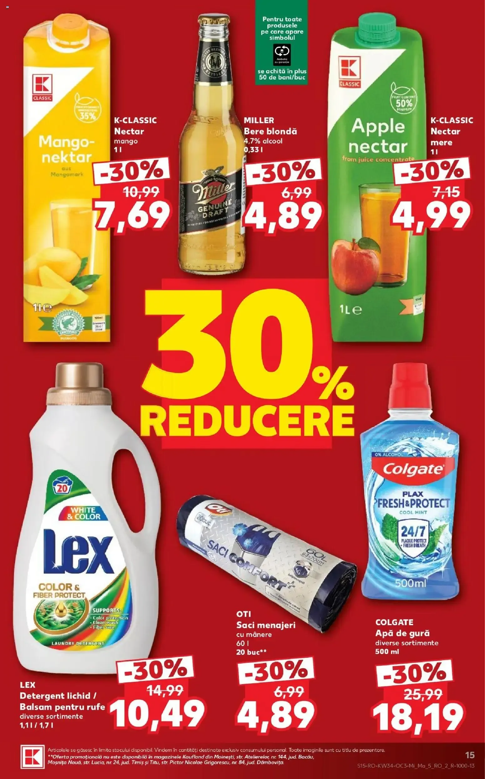 Catalog Kaufland Oferte Bune pentru Toți Vecinii de la 19 august până la 25 august 2026 - Revista Pagina 15