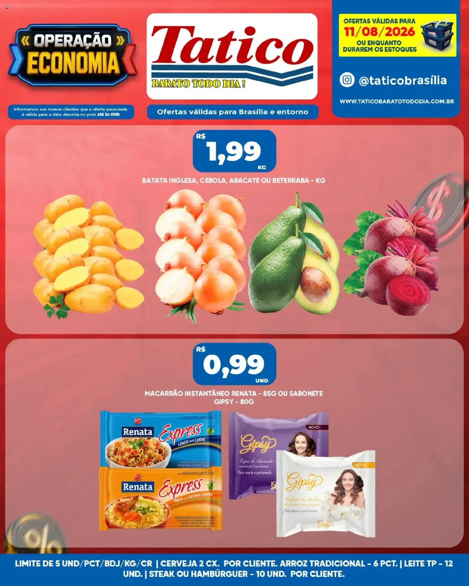 Encarte de Tatico ofertas do Dia de 11/08/2026 | Promoções Online 11 de agosto até 11 de agosto 2026 - Pagina 1