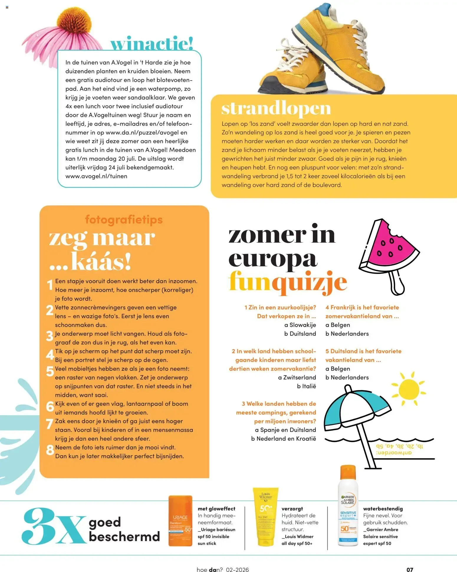 hoe dan? da - Vakantie van 13 juni tot 31 augustus 2026 - Folder pagina 7
