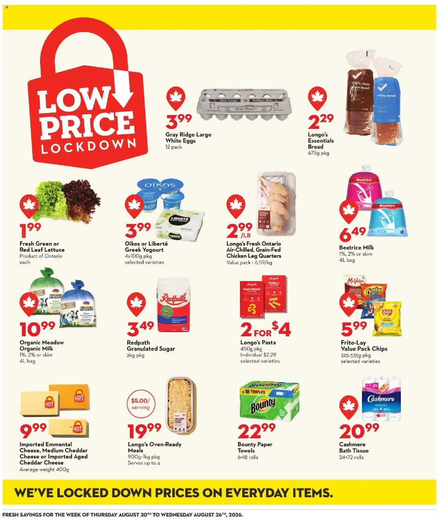 Longo's weekly flyer / circulaire from Aug 20, 2026 > weekly specials & deals from August 20 to August 26 2026 - flyer page 17