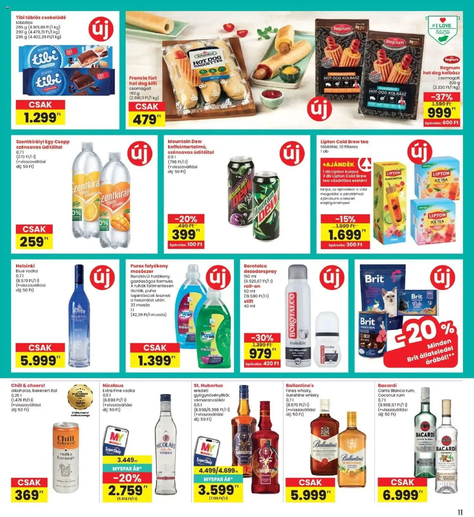 Katalógus Interspar akciós újság - 2026.07.16. -tól/töl > akció, lapozható szórólap 🛍️ július 16.-tól július 22.-ig 2026. - Oldal 11