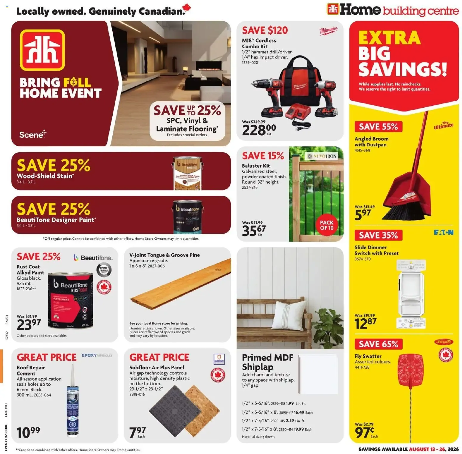 Home Building Centre - Bring Fall Home Event