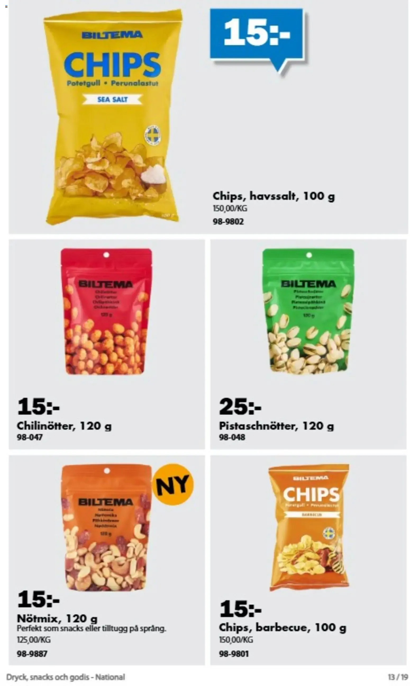 Biltema: Allt för helgmyset! från 21 augusti till 31 december 2026 - Reklamblad sidor 12