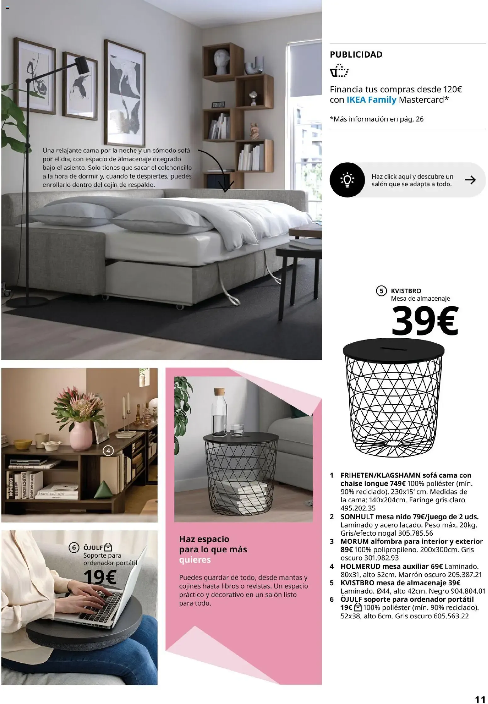 Catálogo de IKEA - Haz espacio para lo que más quieres del 01/09/2026 1 de septiembre al 31 de enero 2027 - Página 11