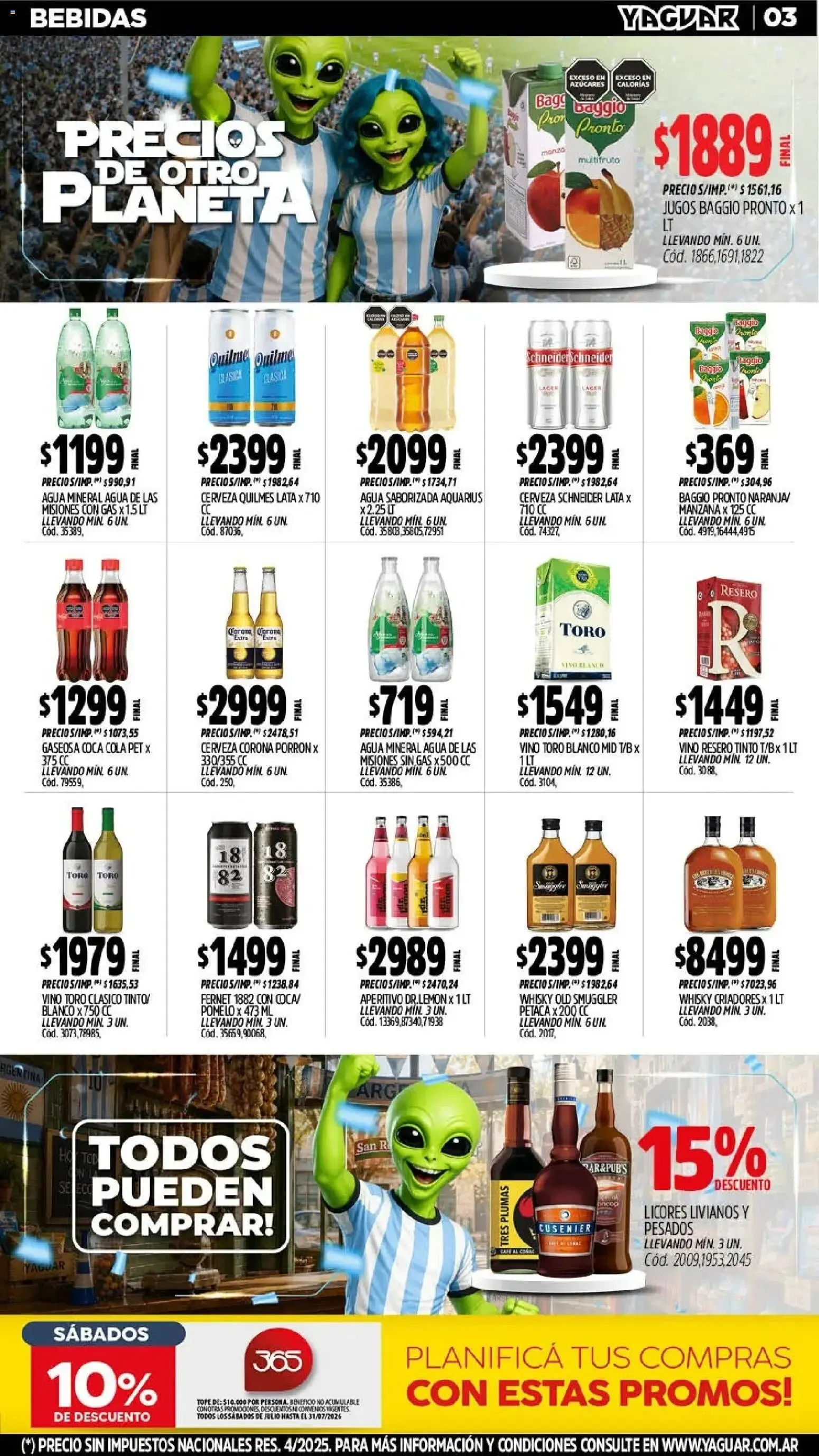 Ofertas de Mayorista Yaguar - Precios de Otro Planeta 13 de julio al 19 de julio 2026 - Página 4 del catálogo