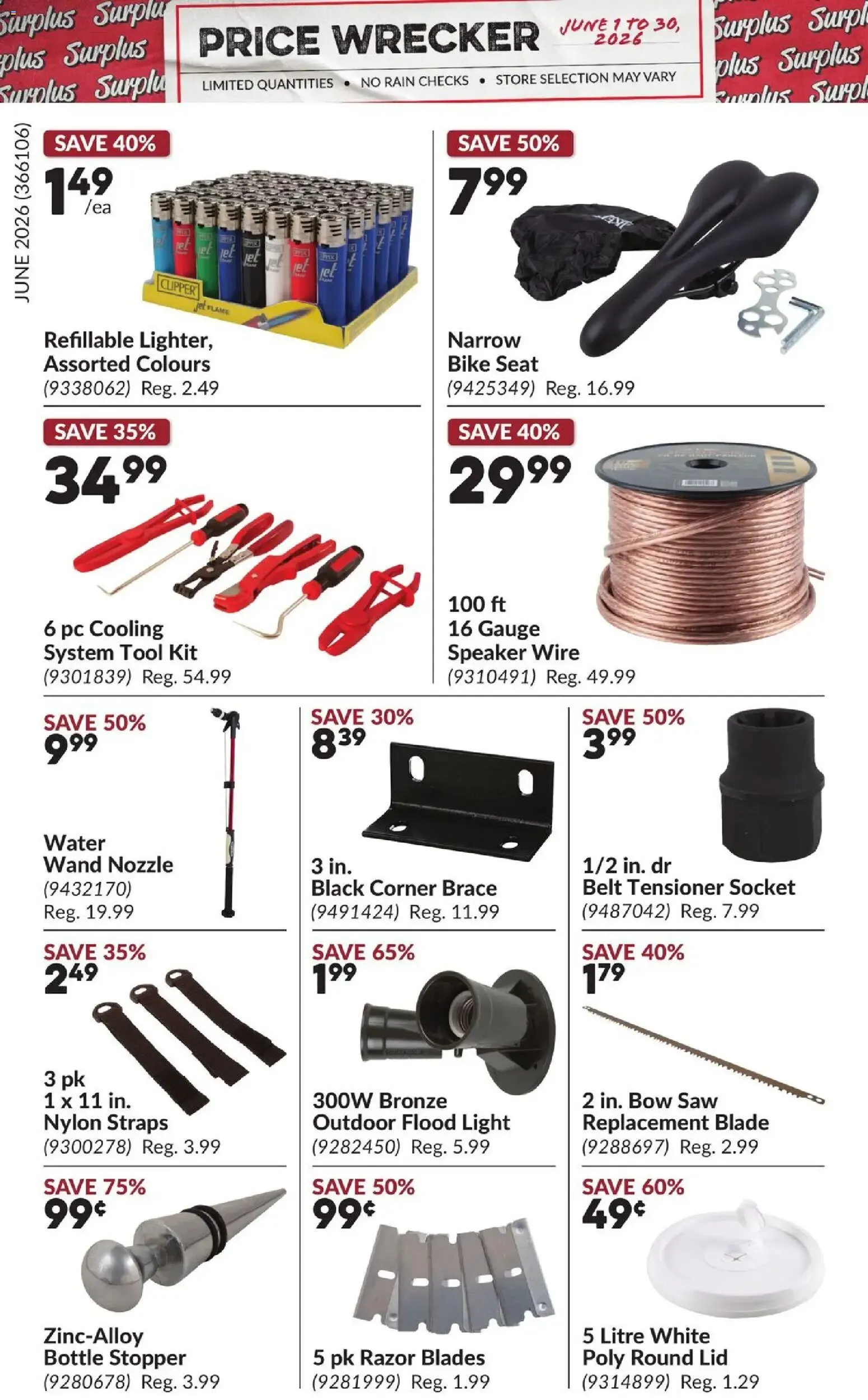 Princess Auto flyer - Price Wrecker from Jun 1, 2026 > weekly specials & deals from June 1 to June 30 2026 - flyer page 4