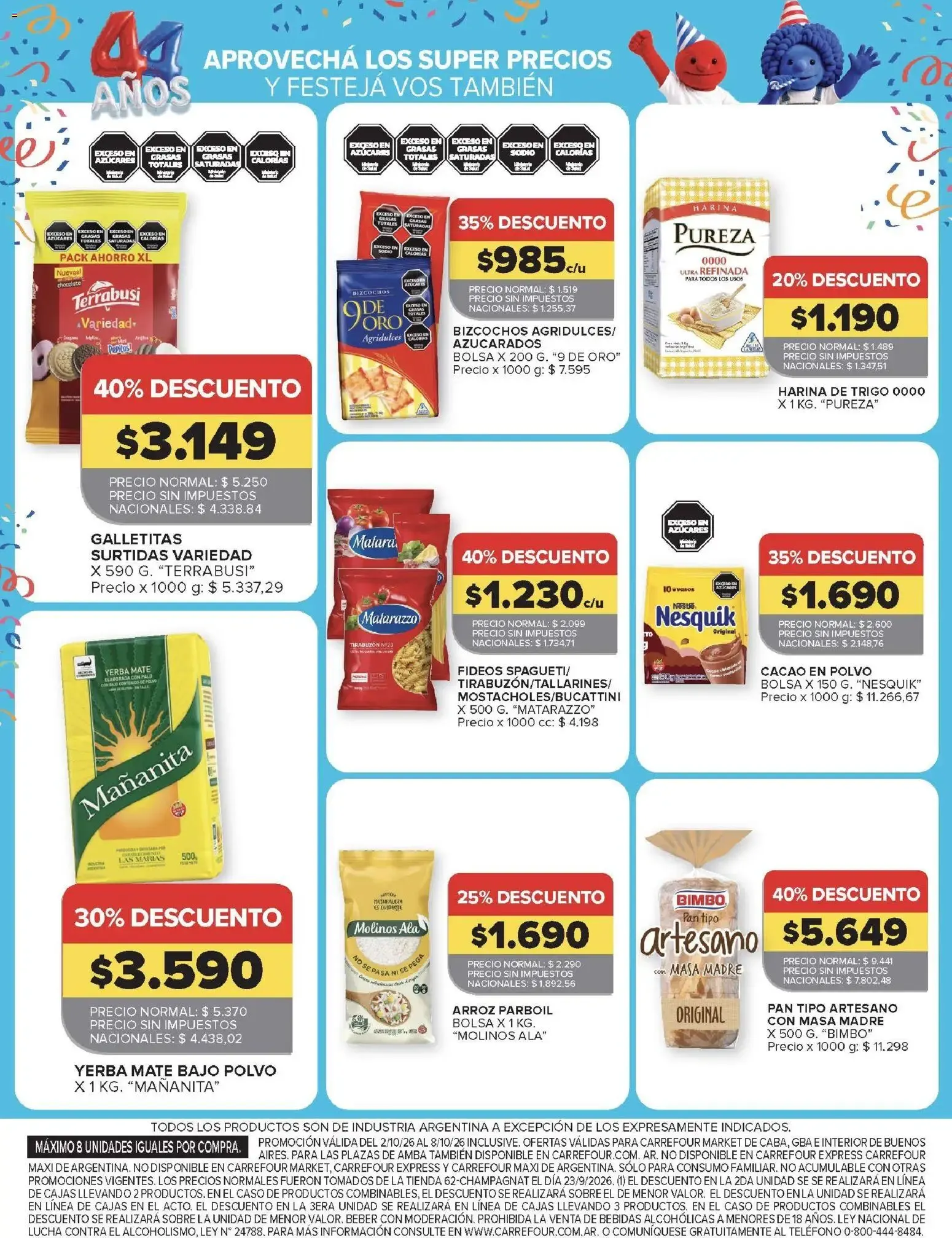 Ofertas de Carrefour Ofertas || del 02/10/2026 - 08/10/2026 || Promociones 2 de octubre al 8 de octubre 2026 - Página 42 del catálogo