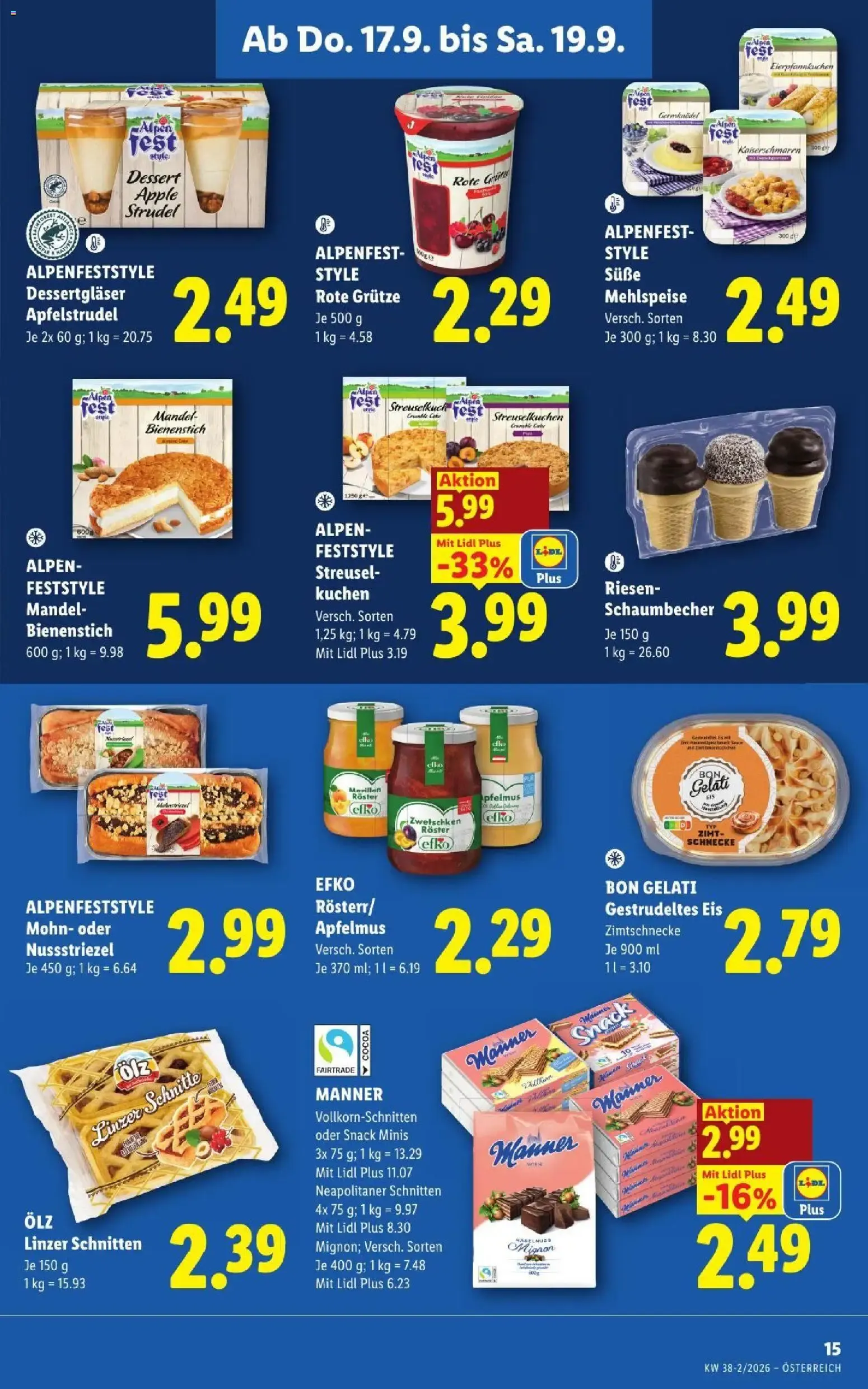 Lidl - Flugblatt ab 17.09.2026 - Angebote ab donnerstag von 17. September bis 19. September 2026 - Flugblätt seite 17