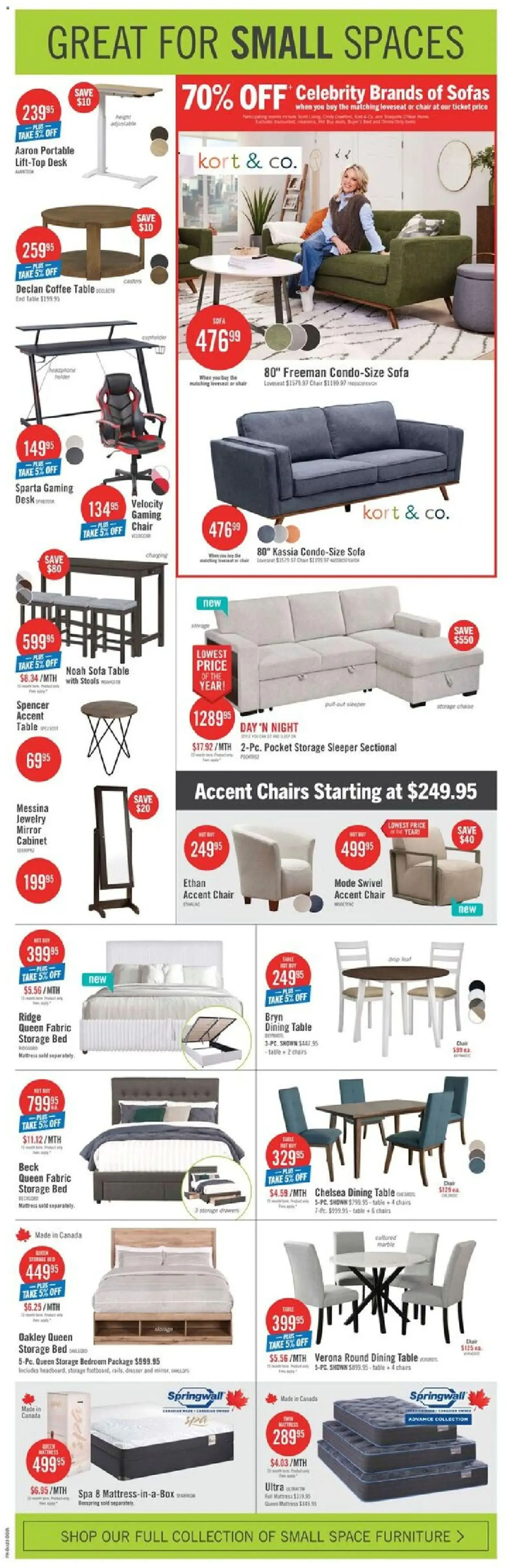 The Brick weekly flyer / circulaire from Oct 22, 2026 > weekly specials & deals from October 22 to October 26 2026 - flyer page 13