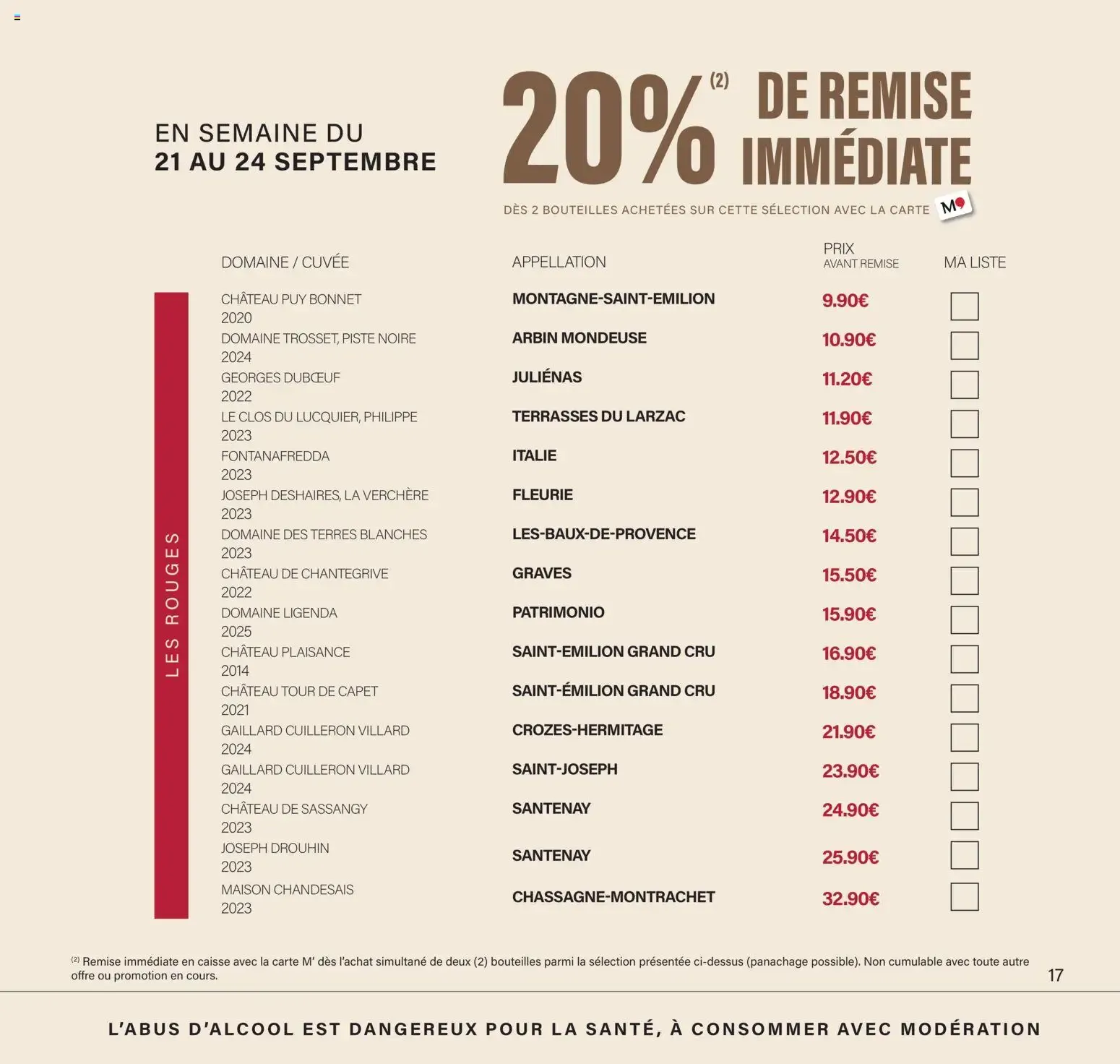 Monoprix - Calendrier des Offres du 11 septembre au 27 septembre 2026 - Catalogue page 17