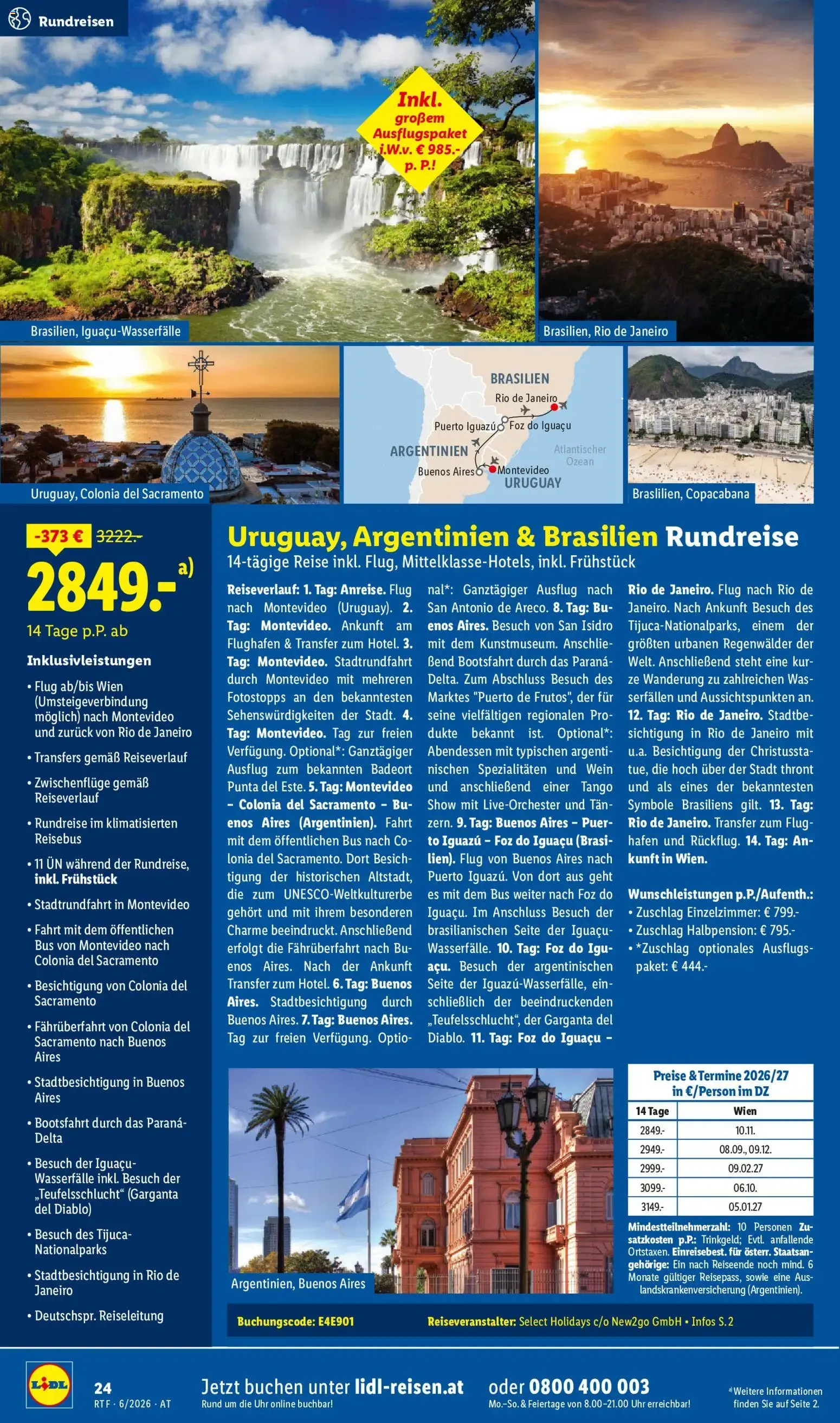 Lidl Reisen - Traumurlaub von 13. Juni bis 15. Juli 2026 - Flugblätt seite  24