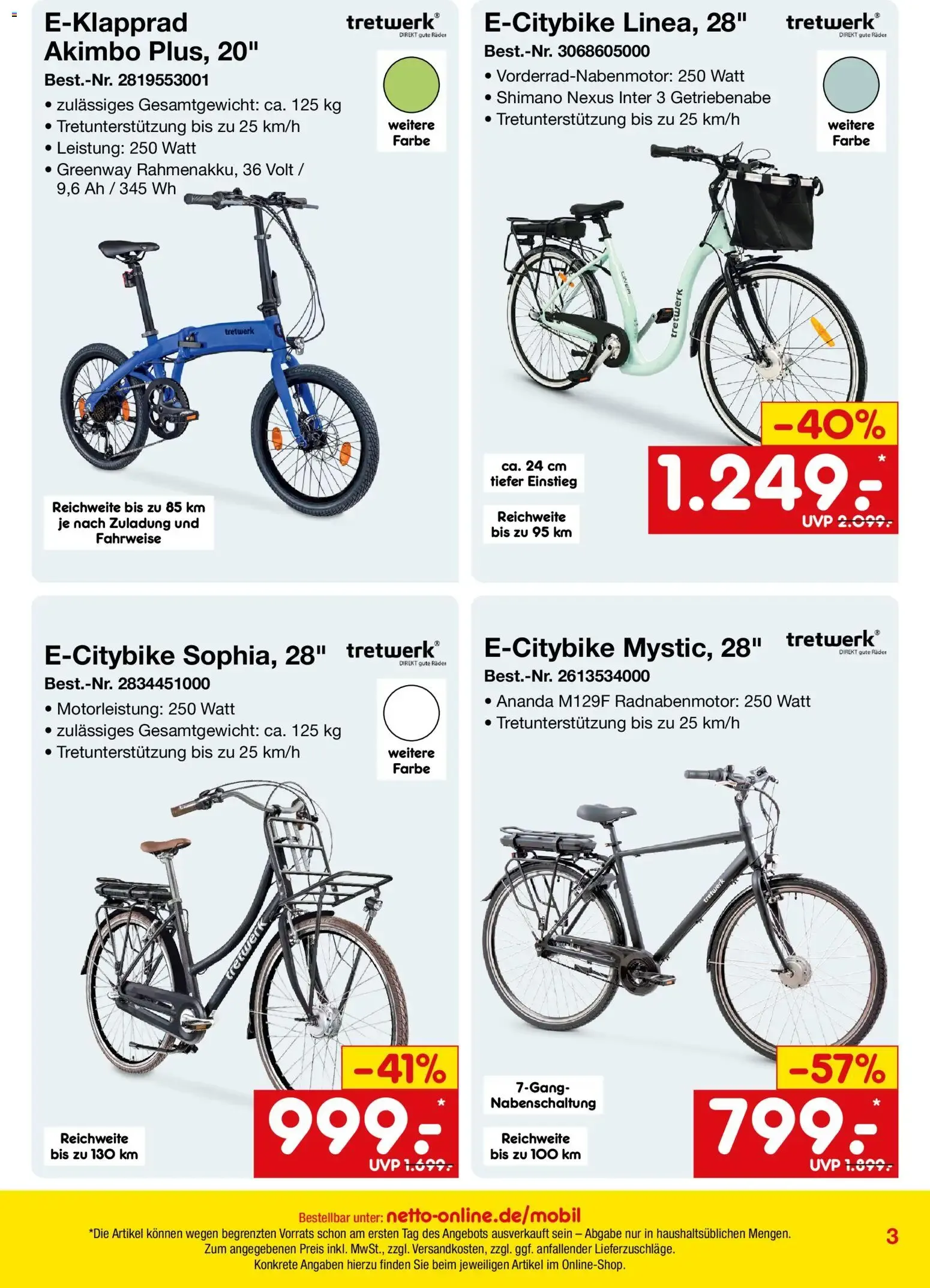 Netto Marken-Discount: E-SUV S5G Centro E-Bike von 1. August bis 31. August 2026 - Prospekt seite 3